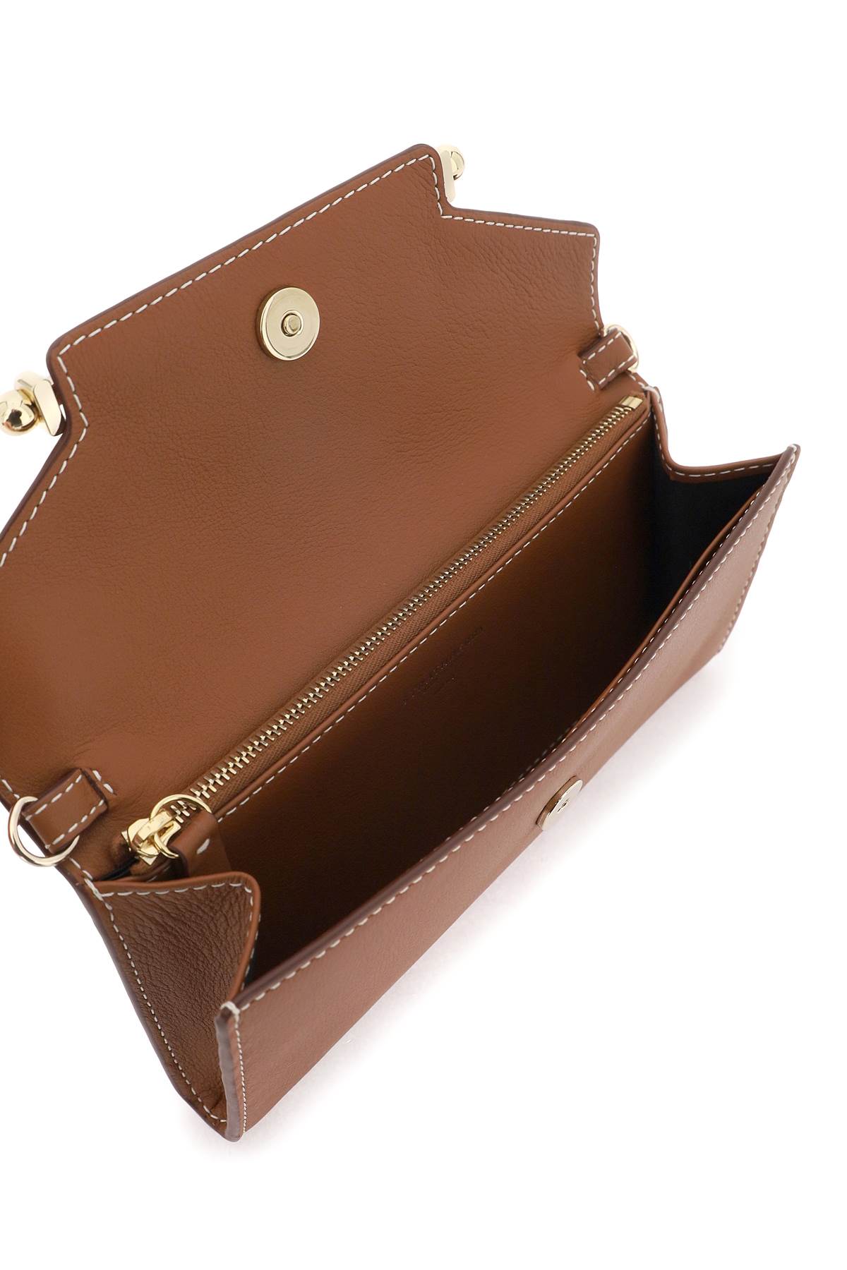 Shop Strathberry Multress Mini Bag In Brown