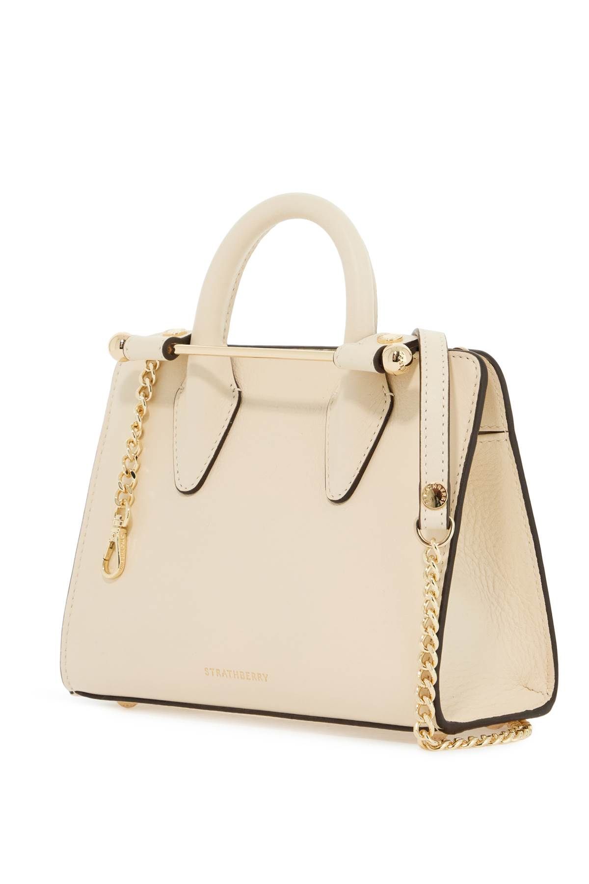 Shop Strathberry Nano Tote Bag In Neutro