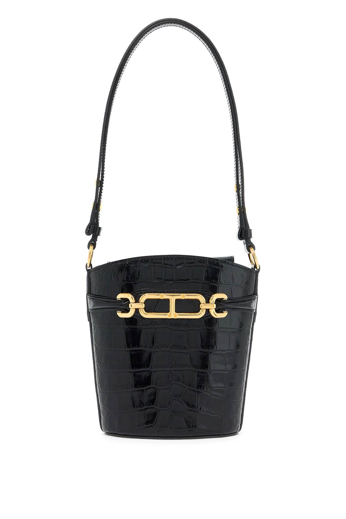 Shop Tom Ford Whitney Mini Bucket Bag In In Black