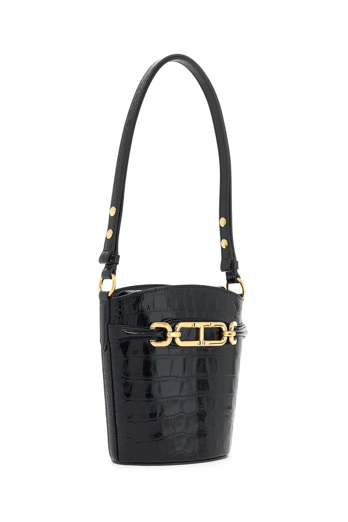 Shop Tom Ford Whitney Mini Bucket Bag In In Black