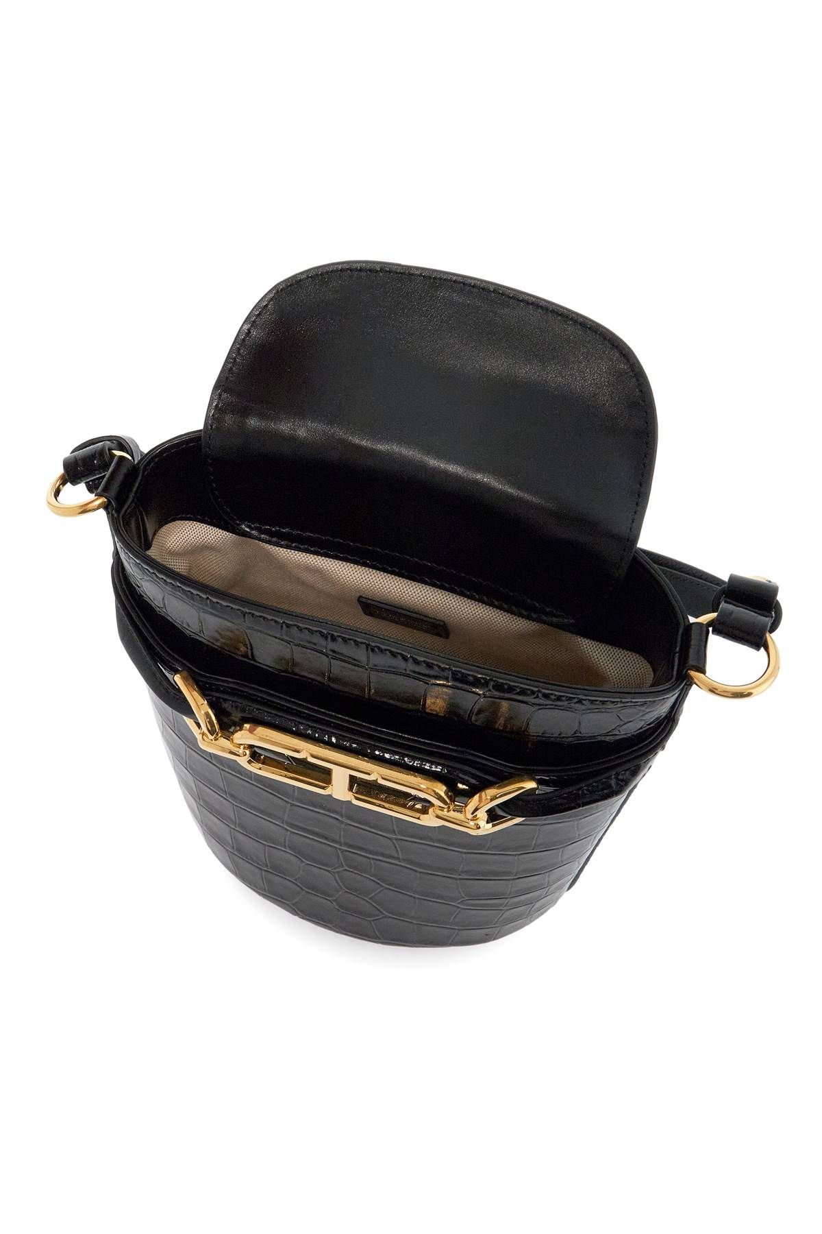 Shop Tom Ford Whitney Mini Bucket Bag In In Black