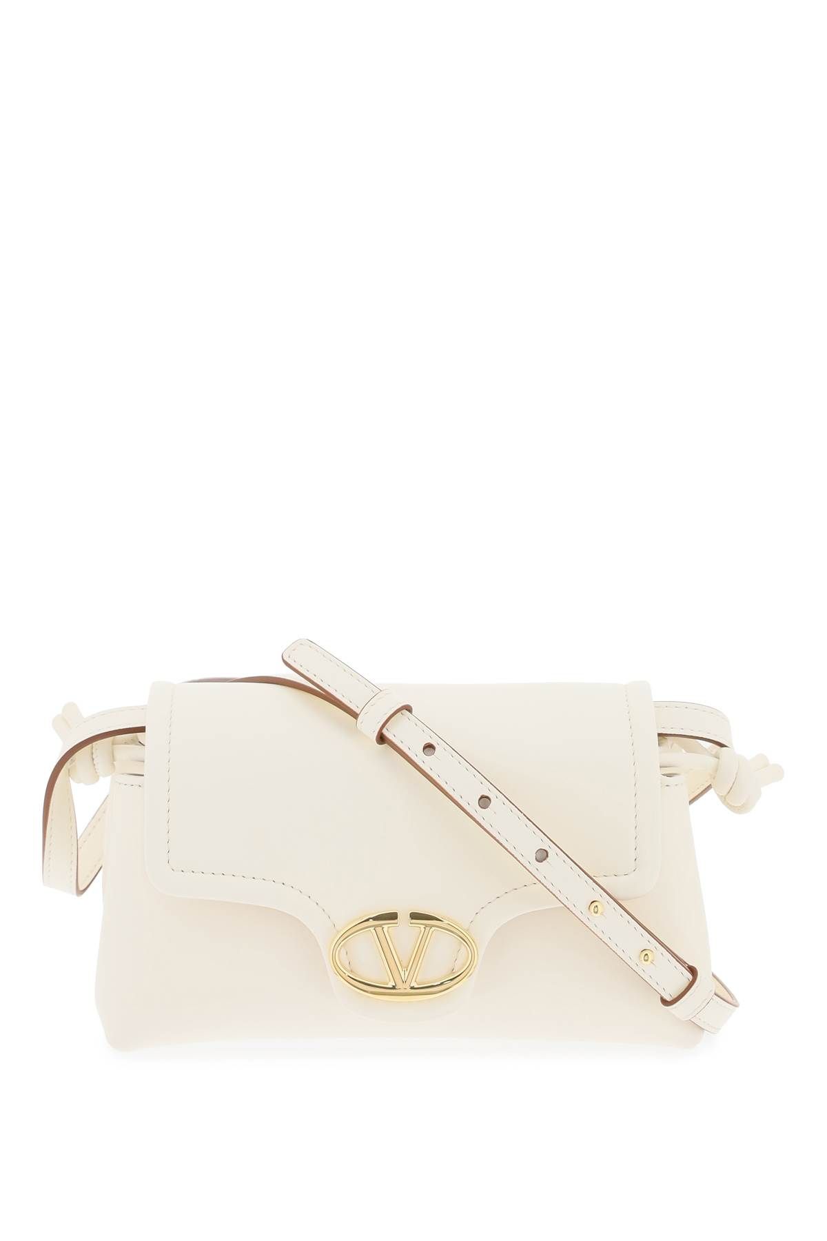 Shop Valentino Mini Vlogo 1960 Shoulder Bag In White