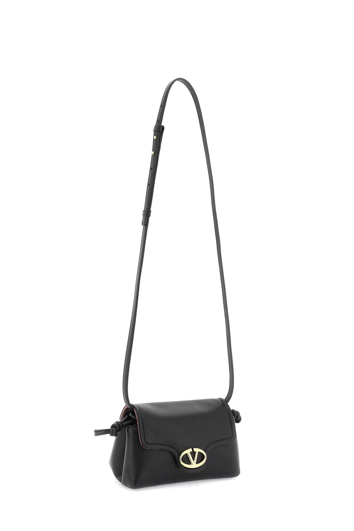 Shop Valentino Mini Vlogo 1960 Shoulder Bag In Black