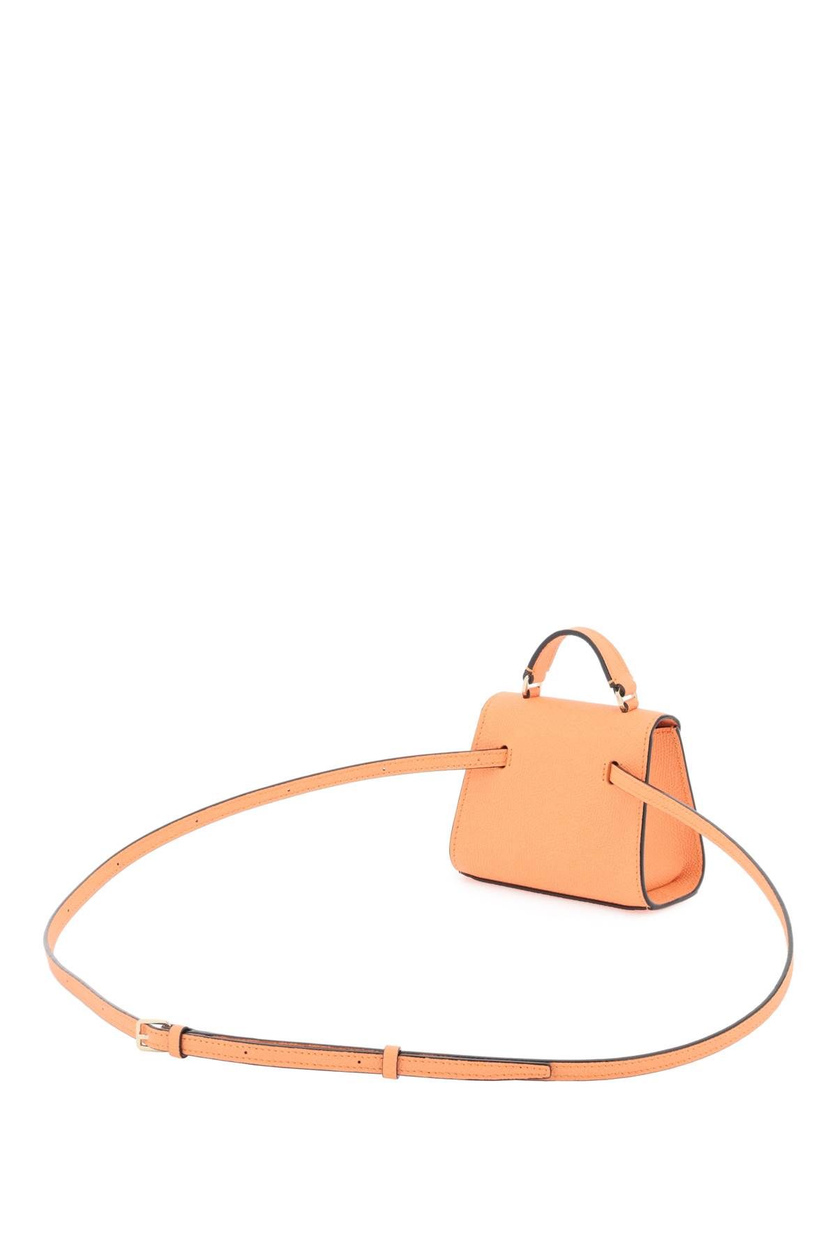 Shop Valextra 'iside Belt' Mini Bag In Orange