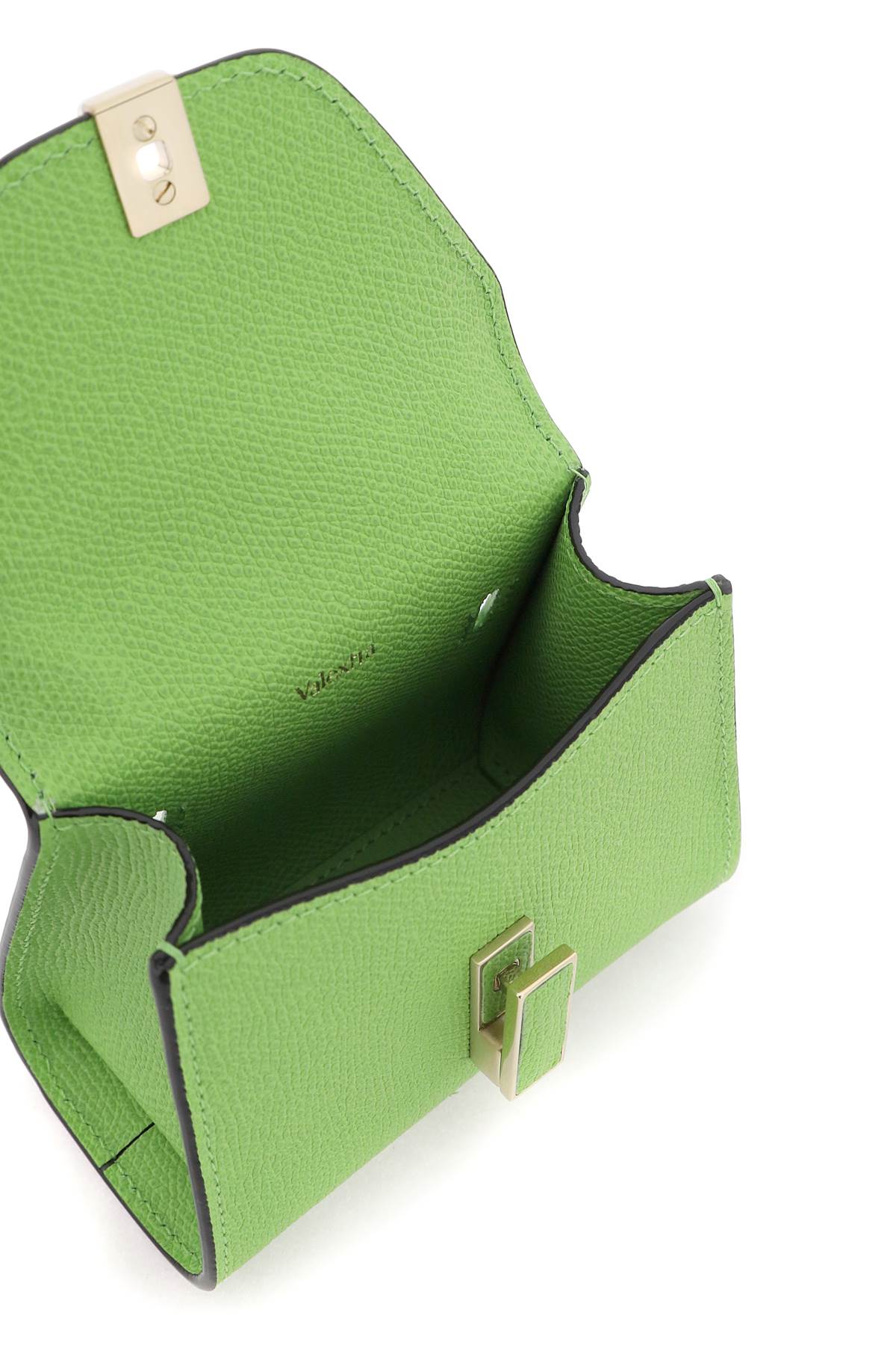 Shop Valextra 'iside Belt' Mini Bag In Green