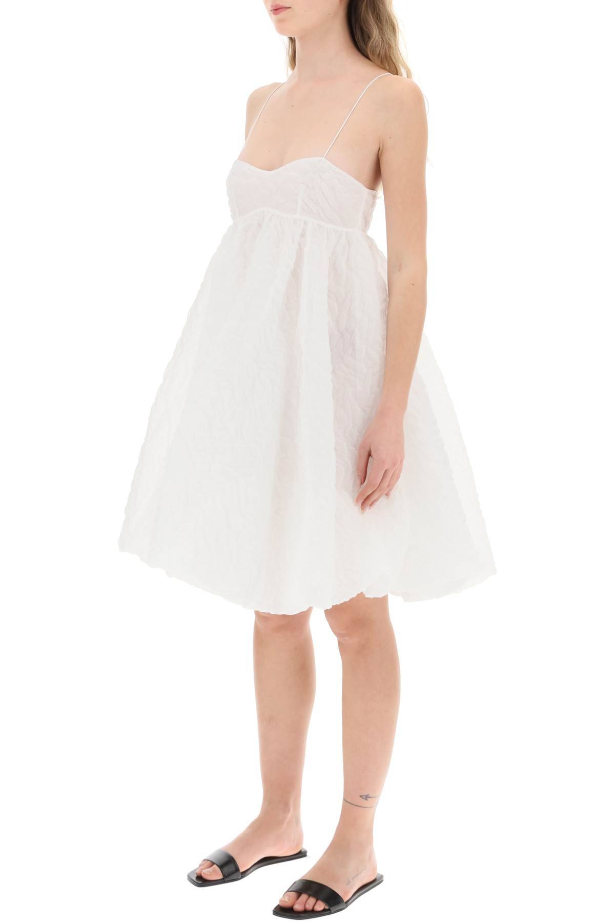 Shop Cecilie Bahnsen 'sunni' Mini Dress In White