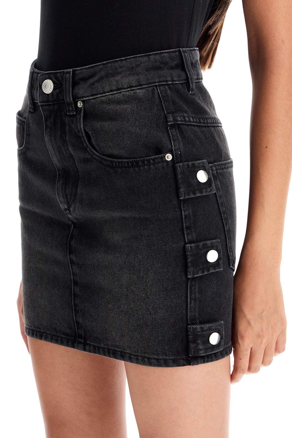 Shop Isabel Marant Étoile Denim 'stessy In Black