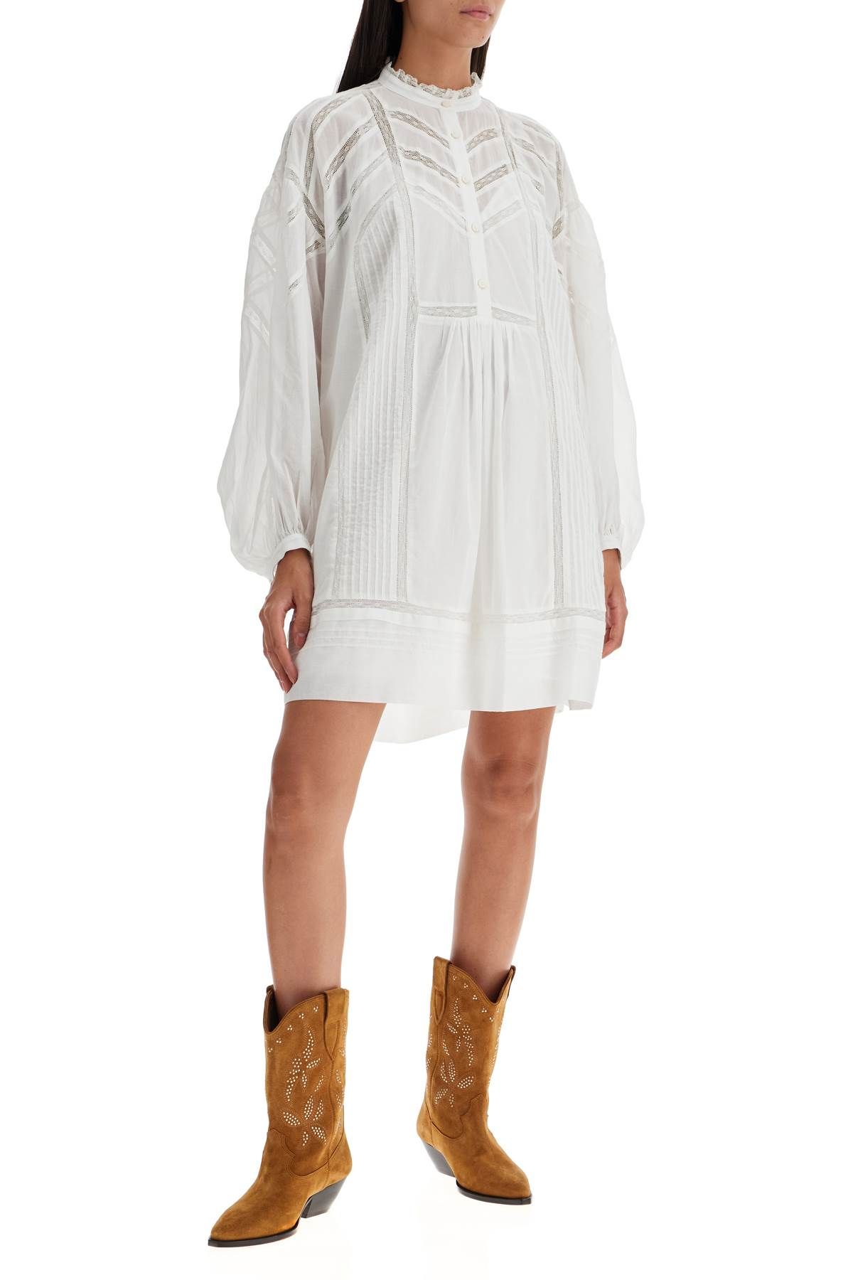 Shop Isabel Marant Étoile Galia Mini Dress In White