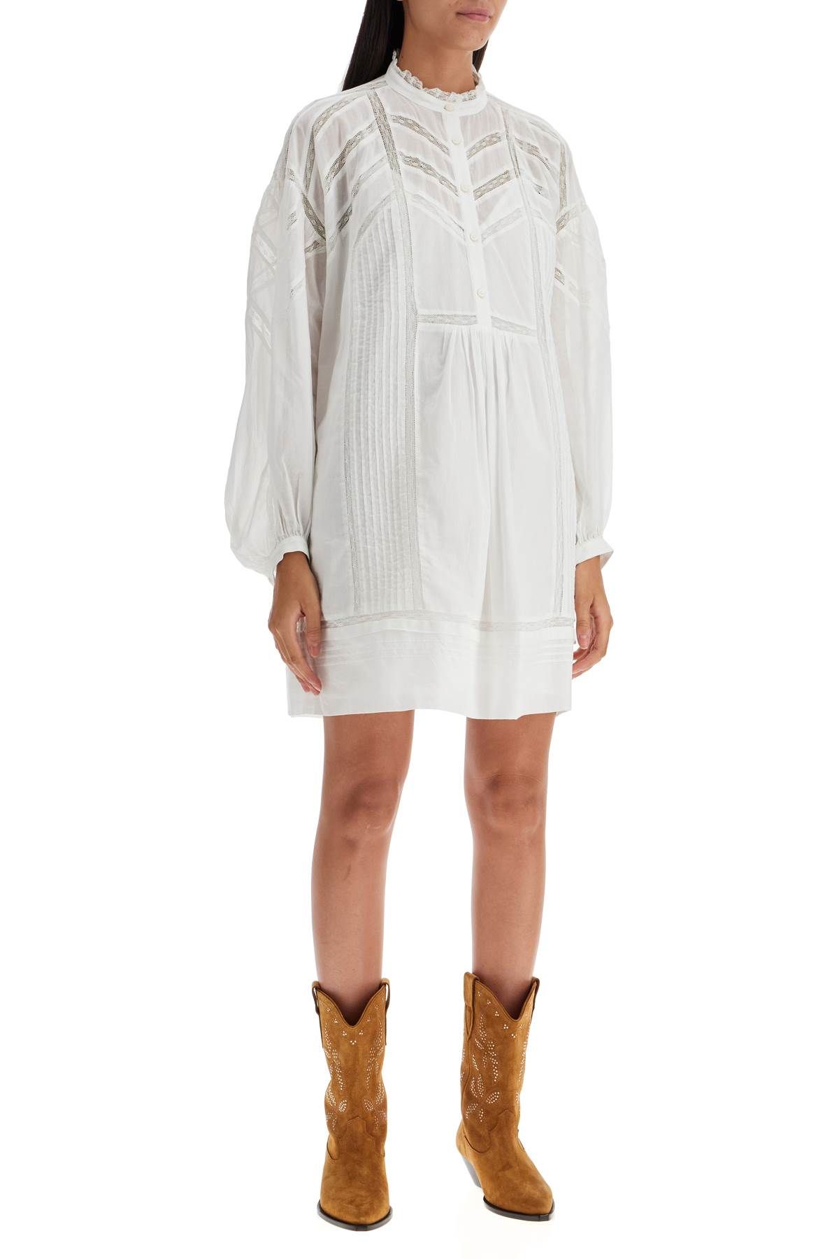 Shop Isabel Marant Étoile Galia Mini Dress In White