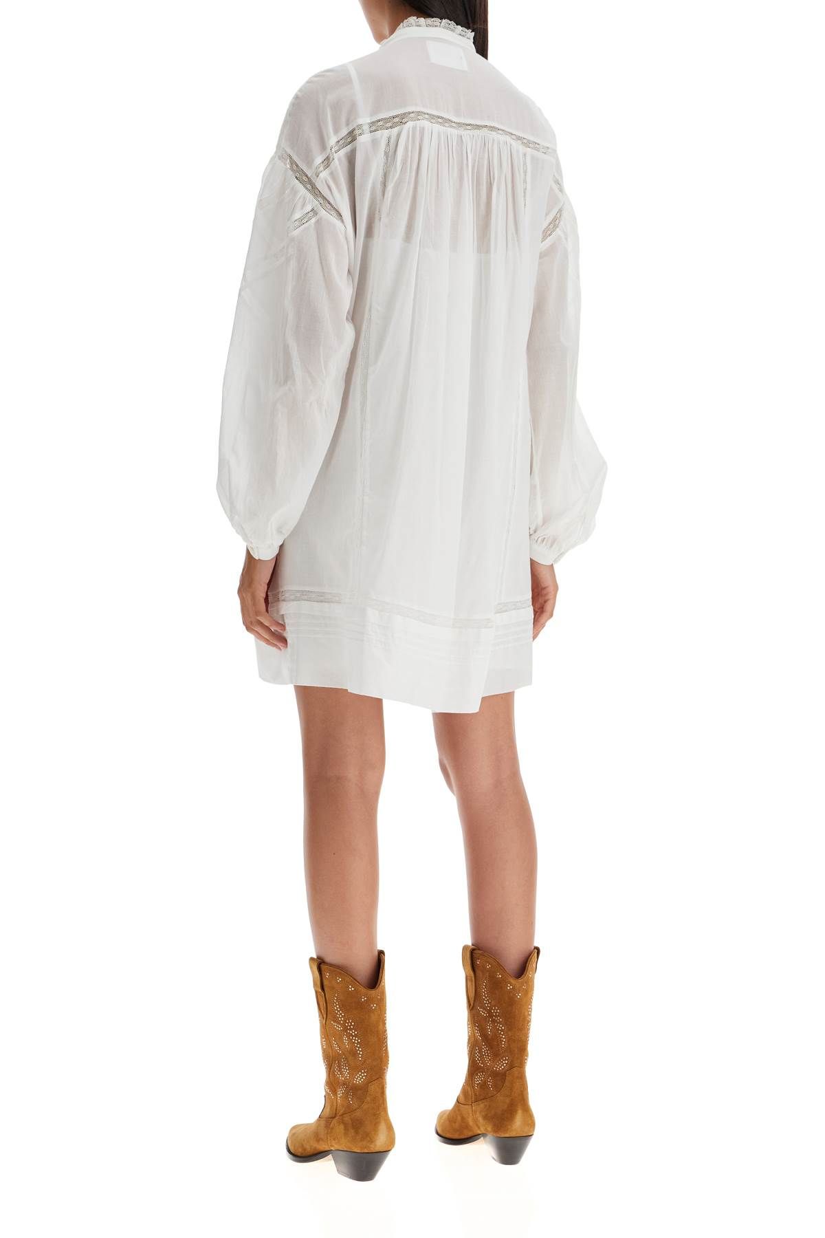 Shop Isabel Marant Étoile Galia Mini Dress In White