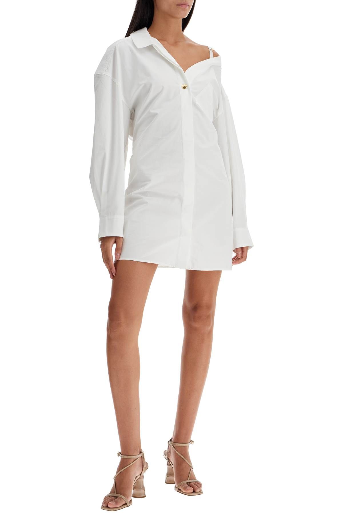 JACQUEMUS THE MINI SHIRT DRESS 'LA MINI ROBE 