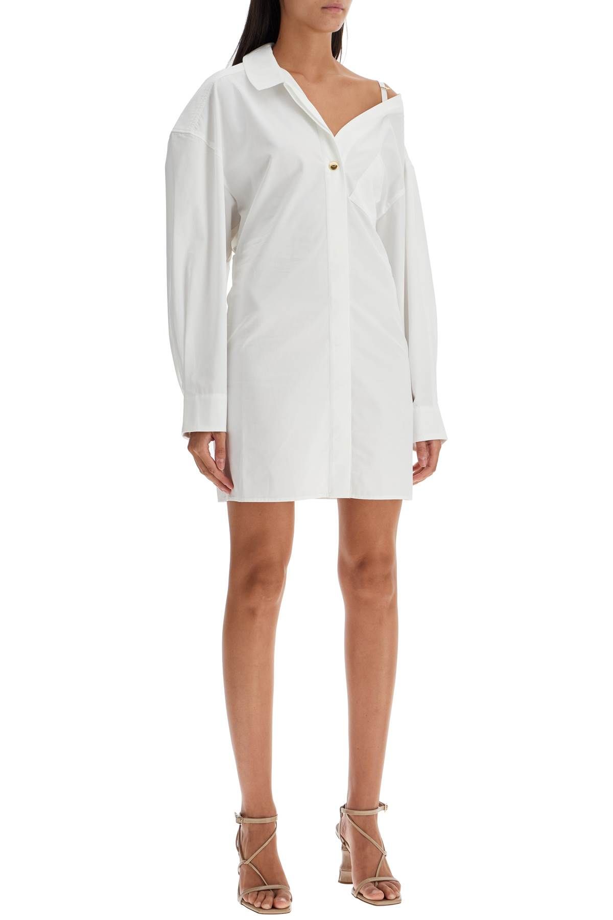 JACQUEMUS THE MINI SHIRT DRESS 'LA MINI ROBE 