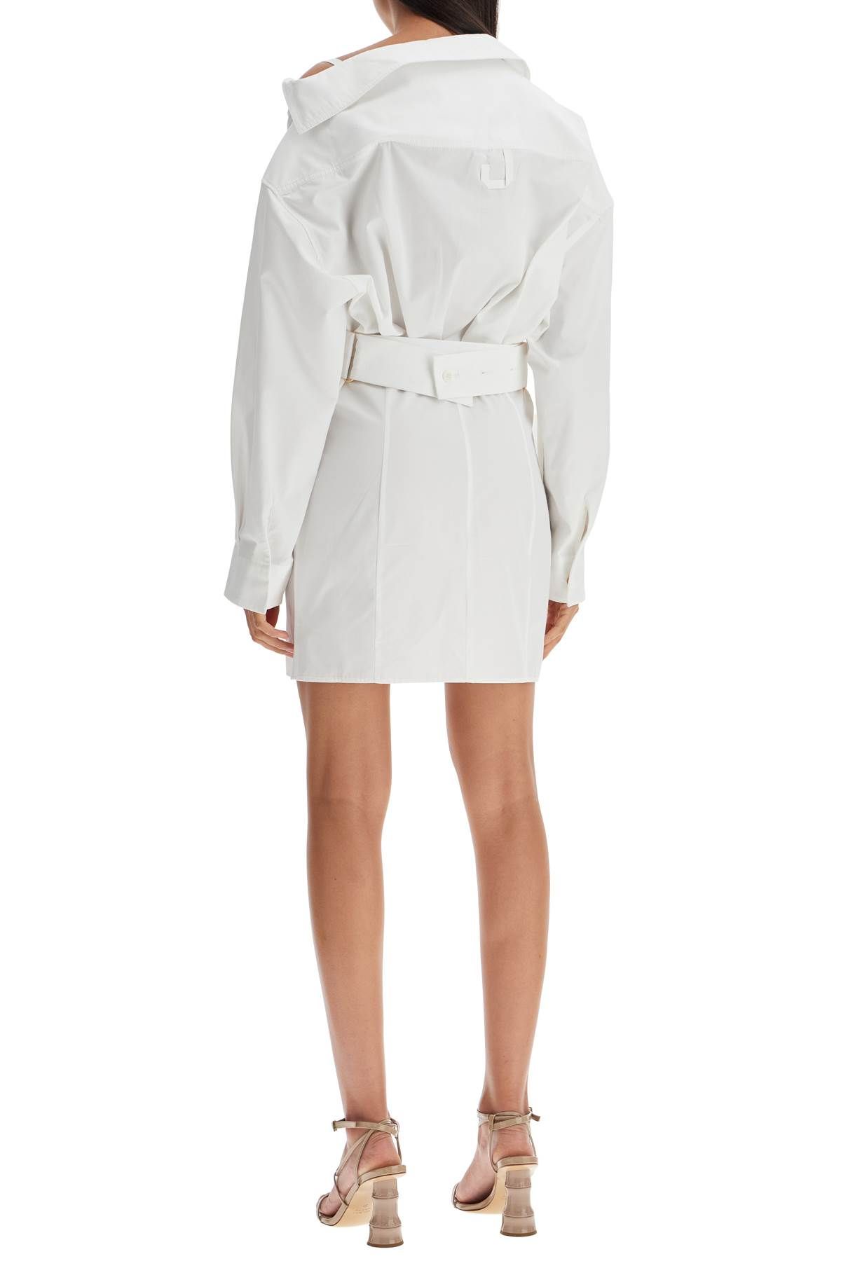 JACQUEMUS THE MINI SHIRT DRESS 'LA MINI ROBE 