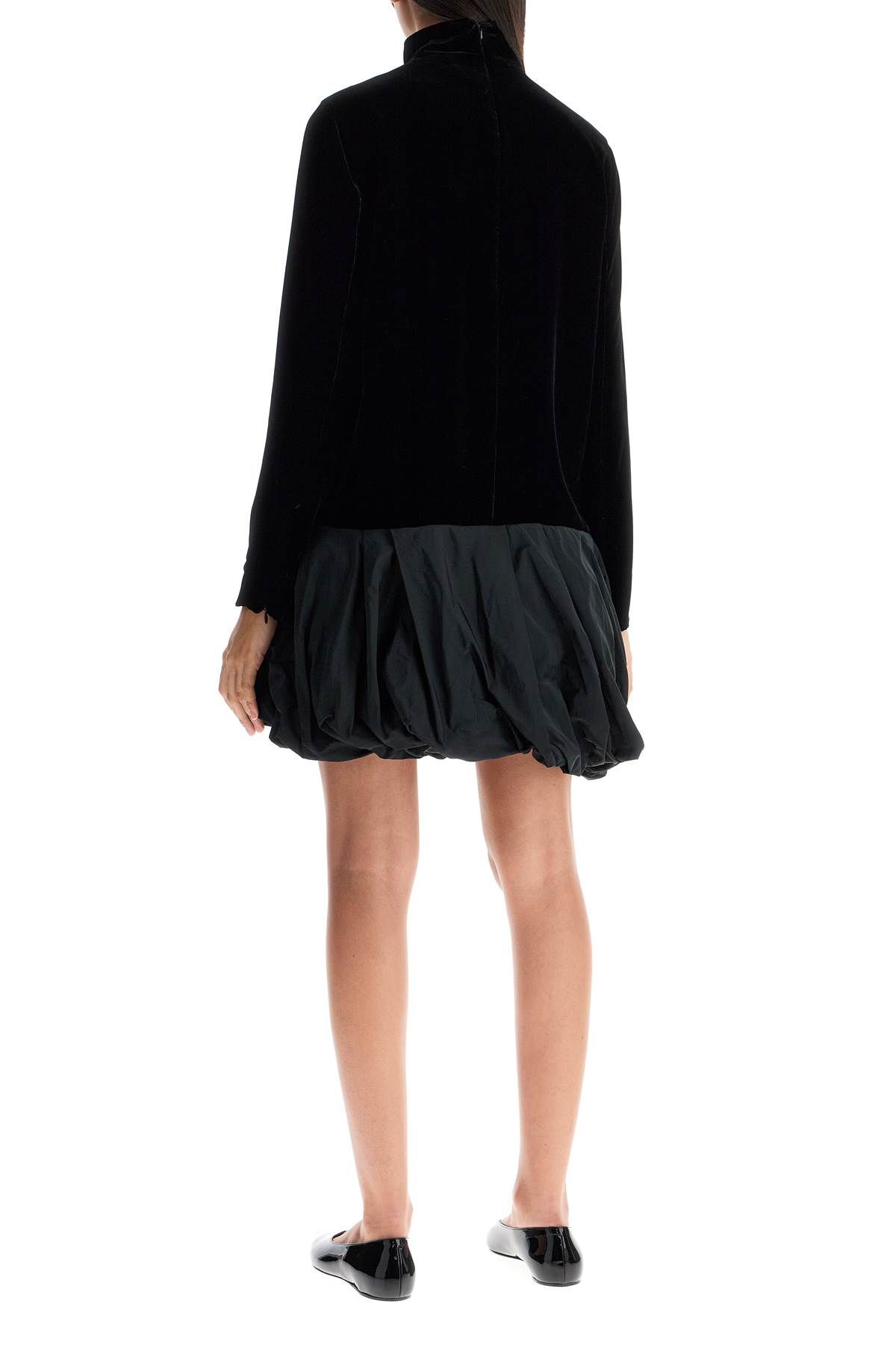 Shop Max Mara Velvet 'osso' In Black