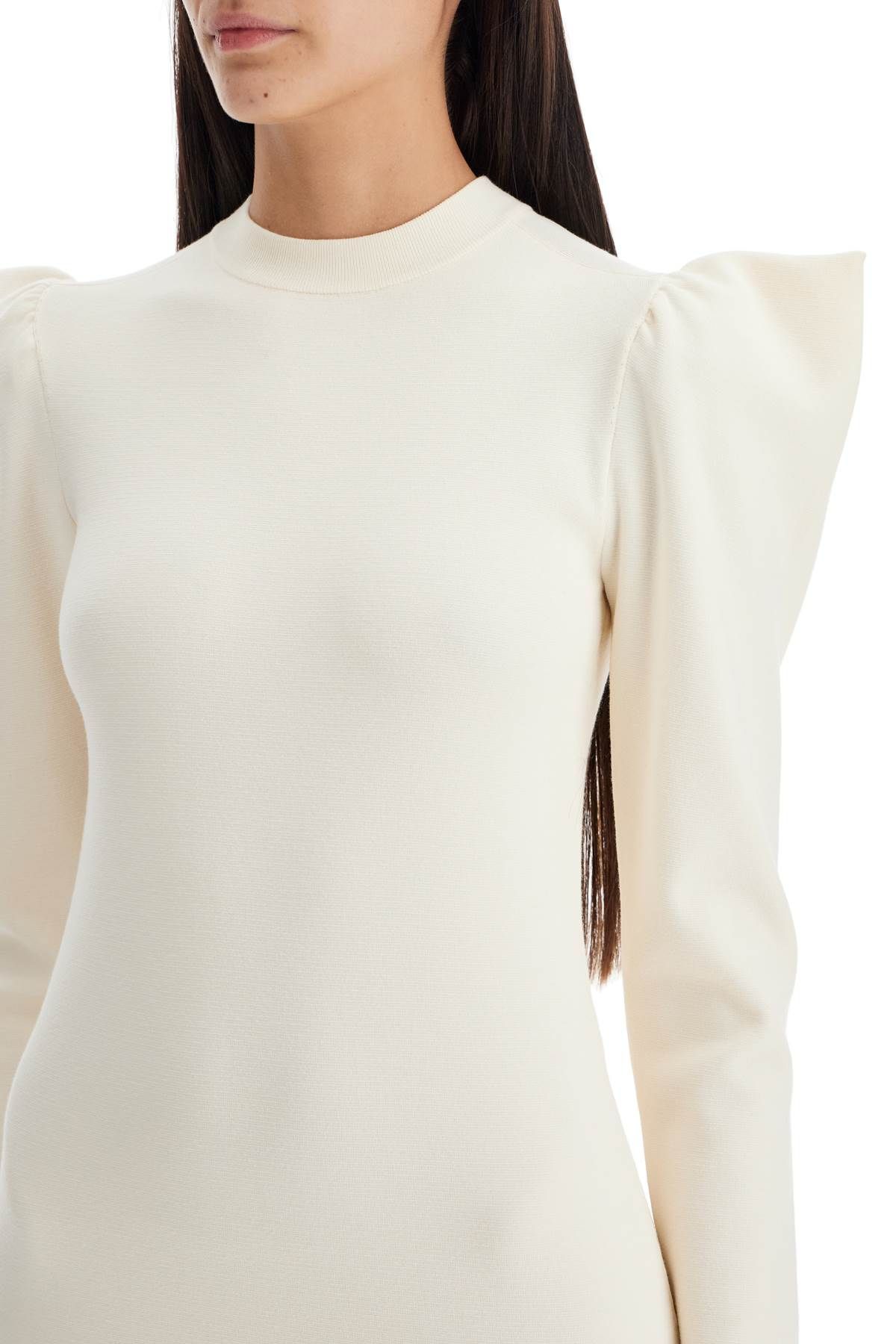 Shop Max Mara 'glasgow' Knit Dress With In White