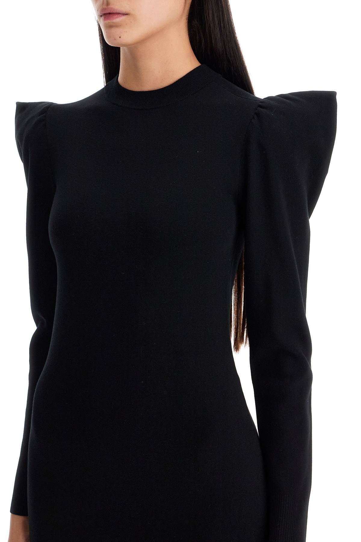 Shop Max Mara 'glasgow' Knit Dress With In Black