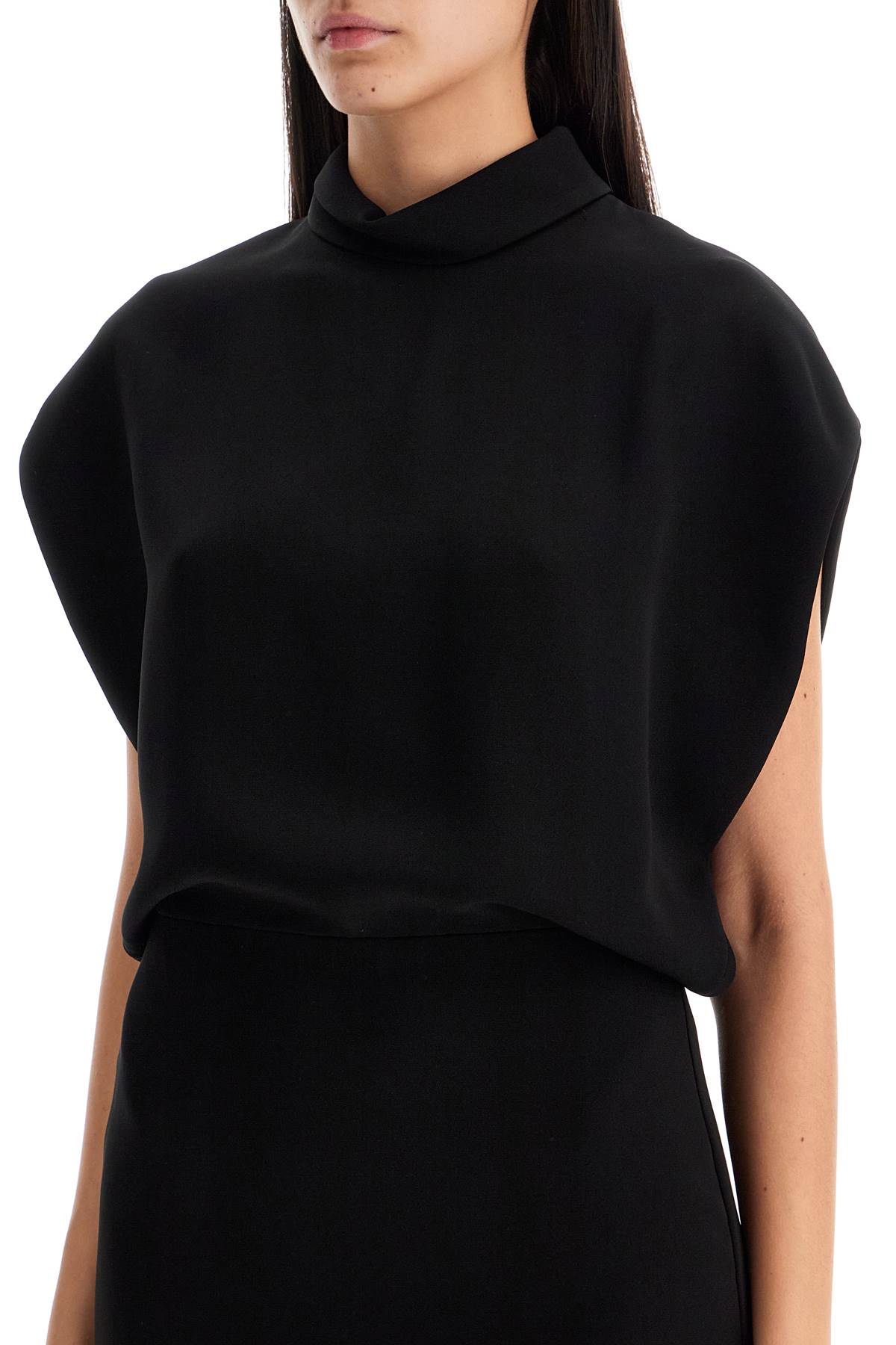 Shop Max Mara Mini Cady Dress 'querce In Black