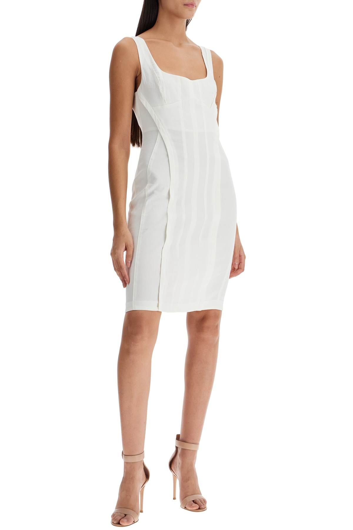 Shop Pinko Sleeveless Linen 'al In White