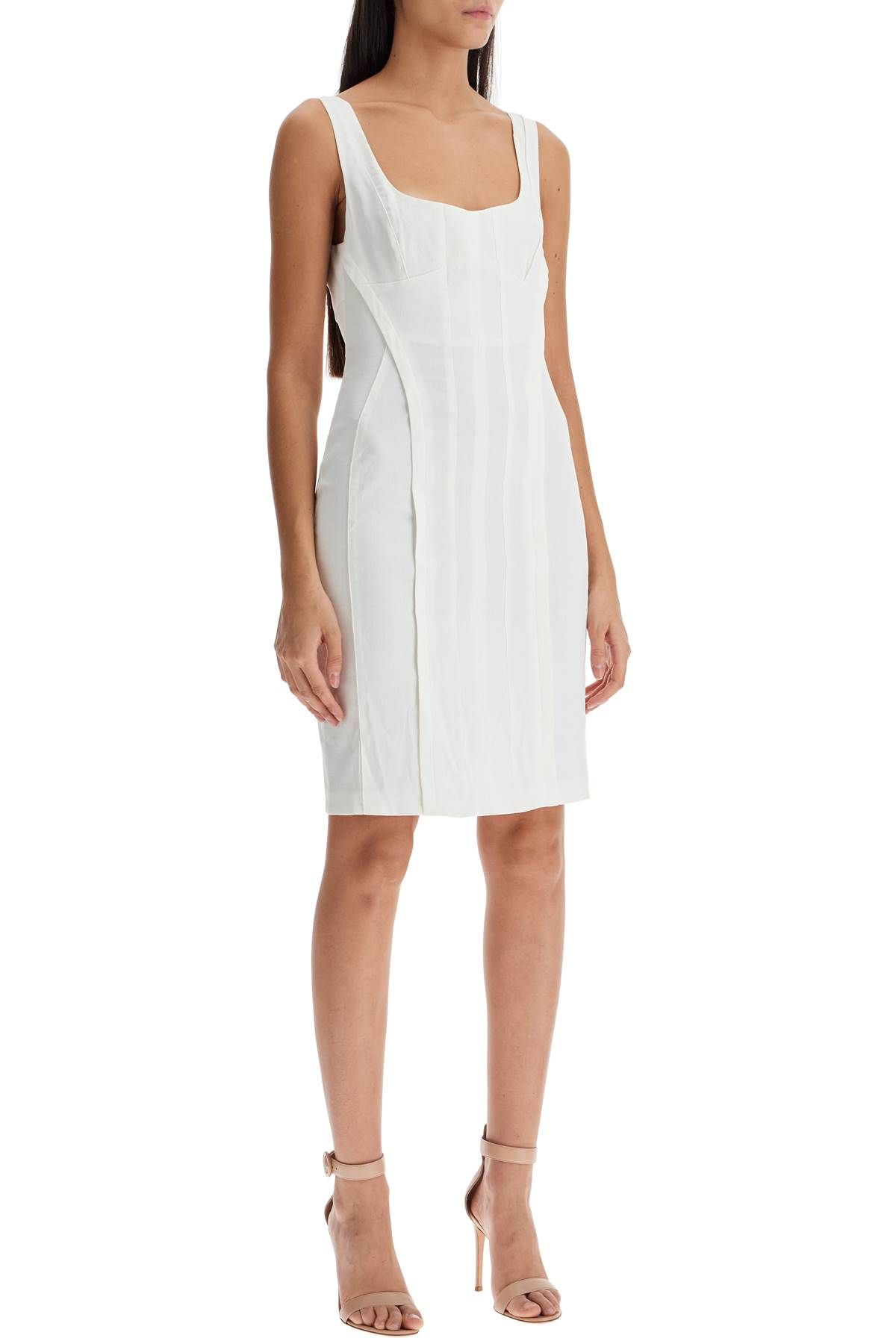 Shop Pinko Sleeveless Linen 'al In White