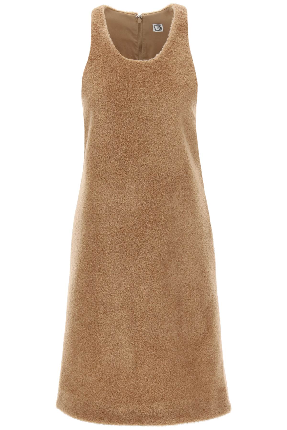 TOTÊME WOOL TEDDY MINI DRESS