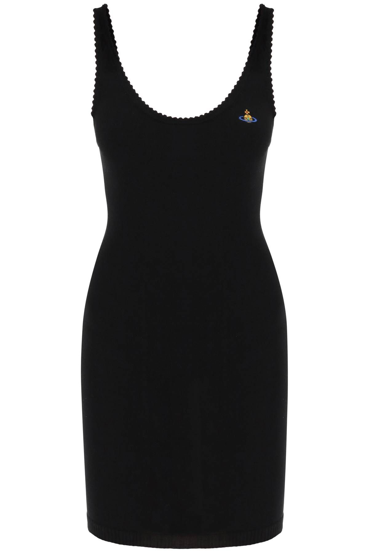 Shop Vivienne Westwood 'dolce' Sleeveless Mini Dress In Black