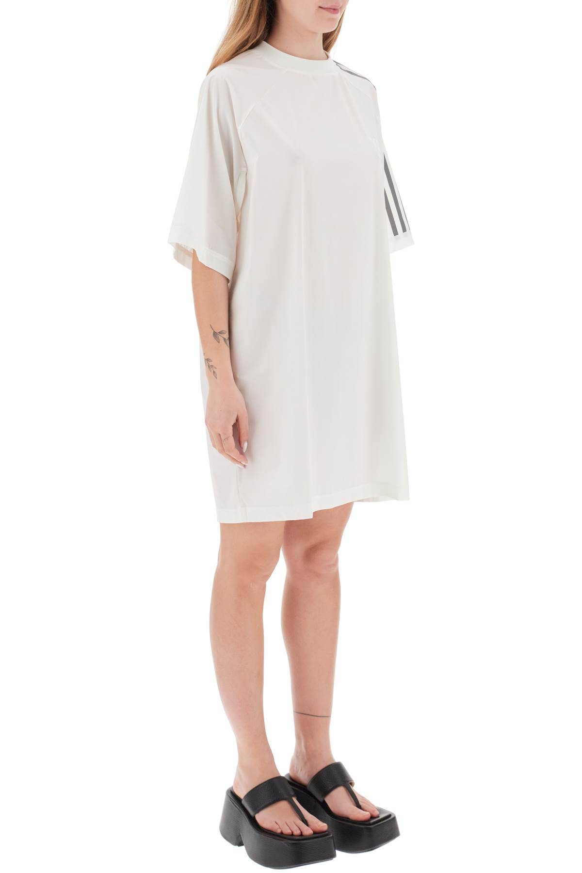 Shop Y-3 Mini Tee Dress In White