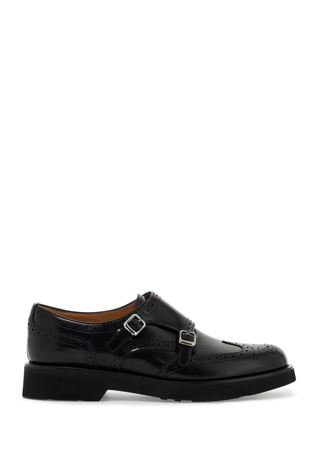 Shop Church's Lana Monk Strap Loaf In Black