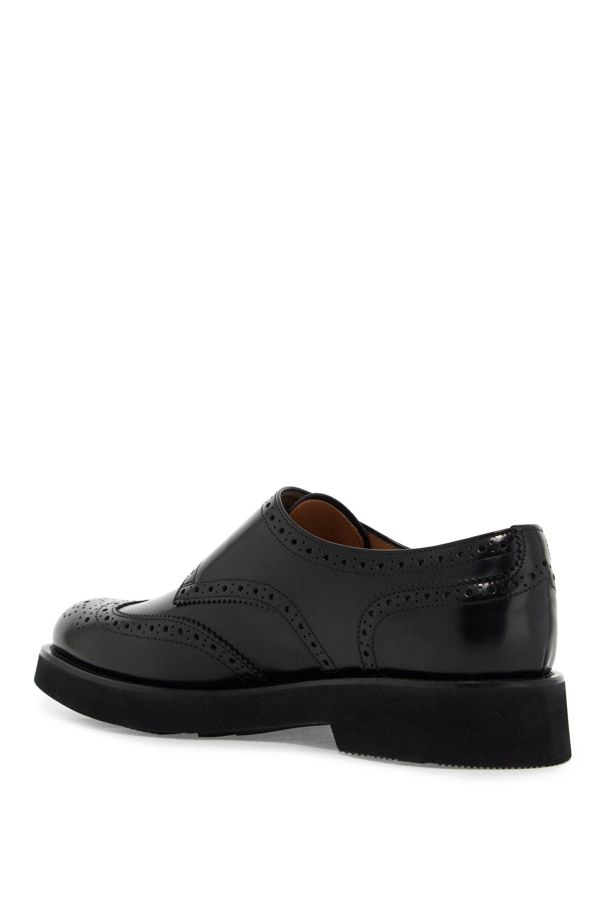 Shop Church's Lana Monk Strap Loaf In Black