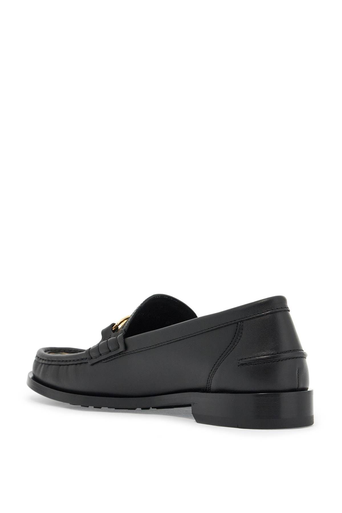 Shop Fendi O'lock Mocassins In Black