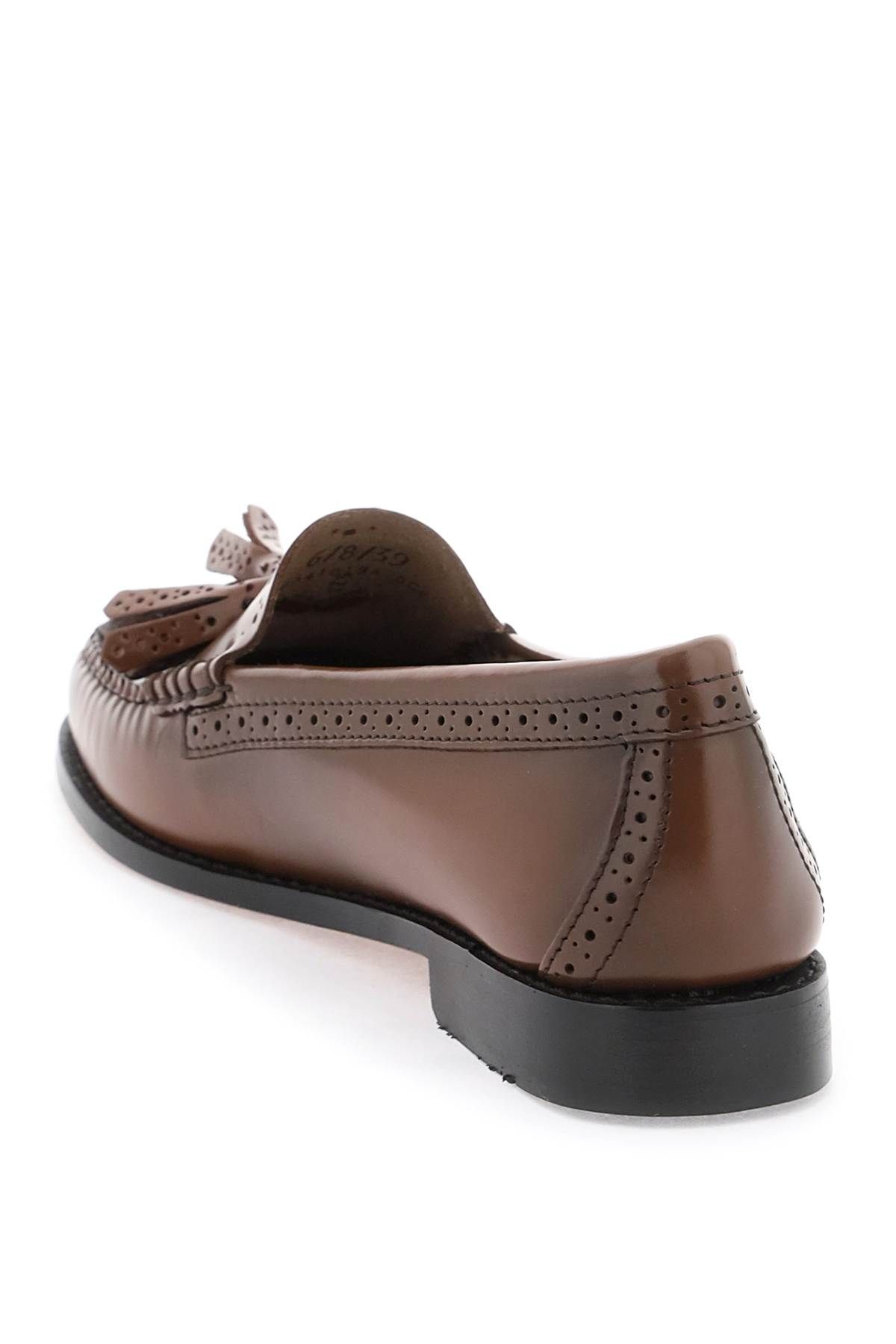 Shop Gh Bass Weejuns Estelle Mocassins In Brown