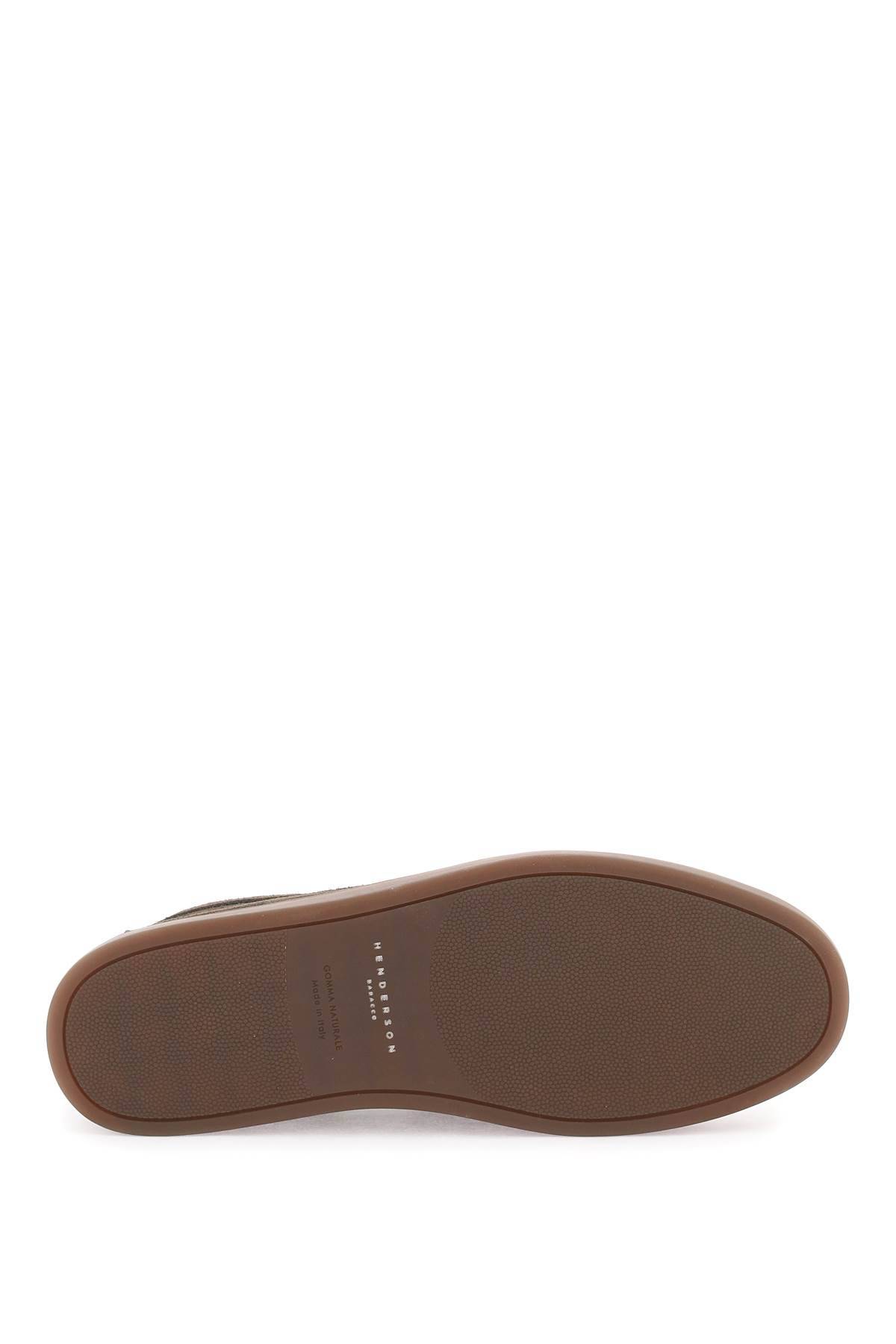 Shop Henderson Suede Loafers In Brown