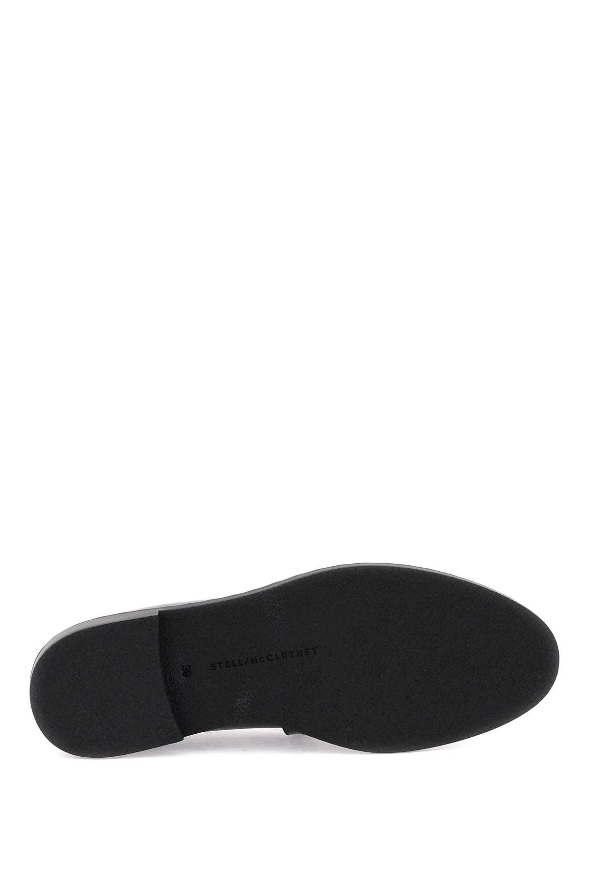 Shop Stella Mccartney Falabella Loafers In Black