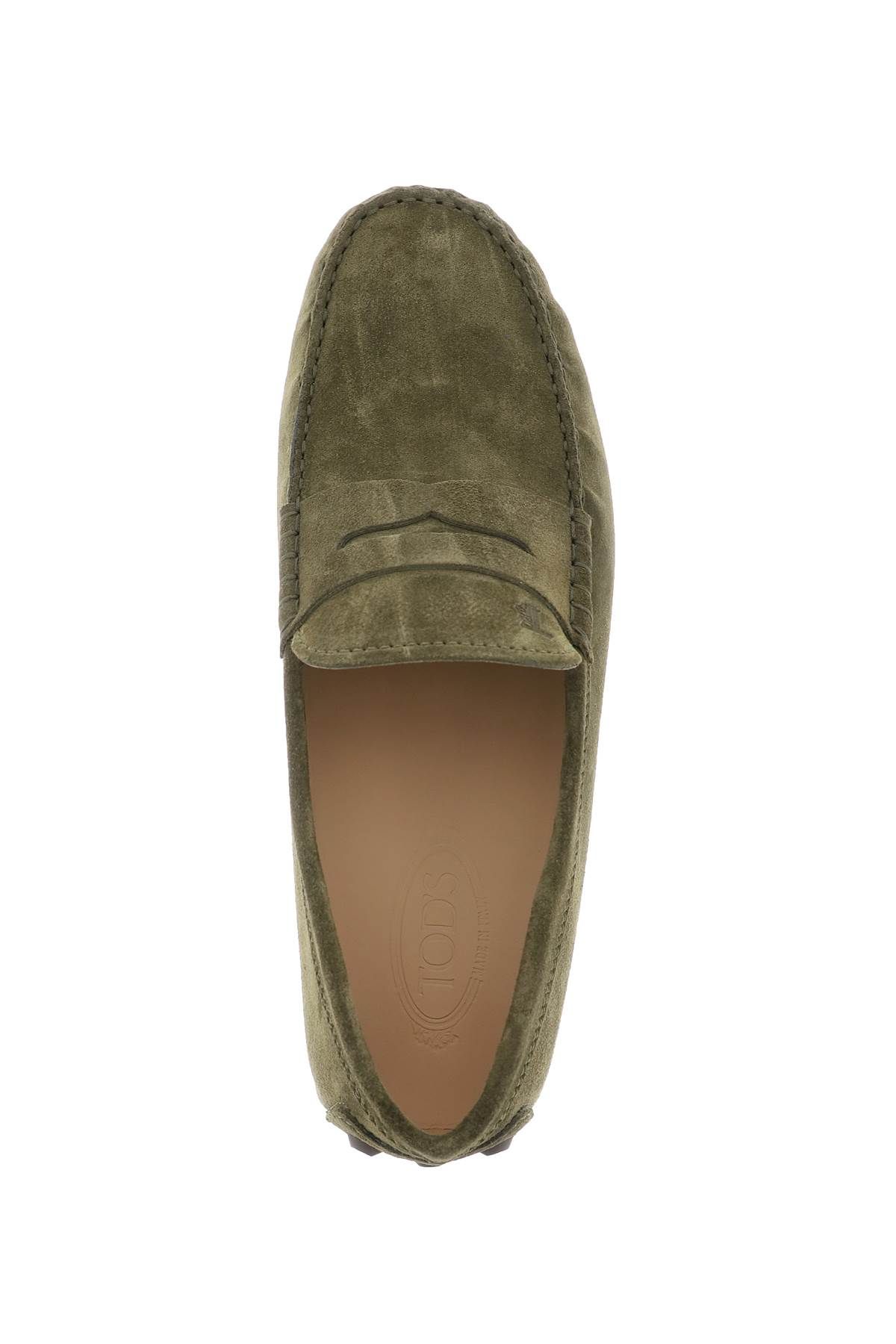 Shop Tod's Gommino Loafers In Green