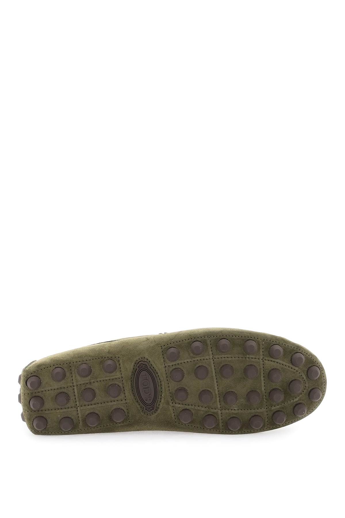 Shop Tod's Gommino Loafers In Green