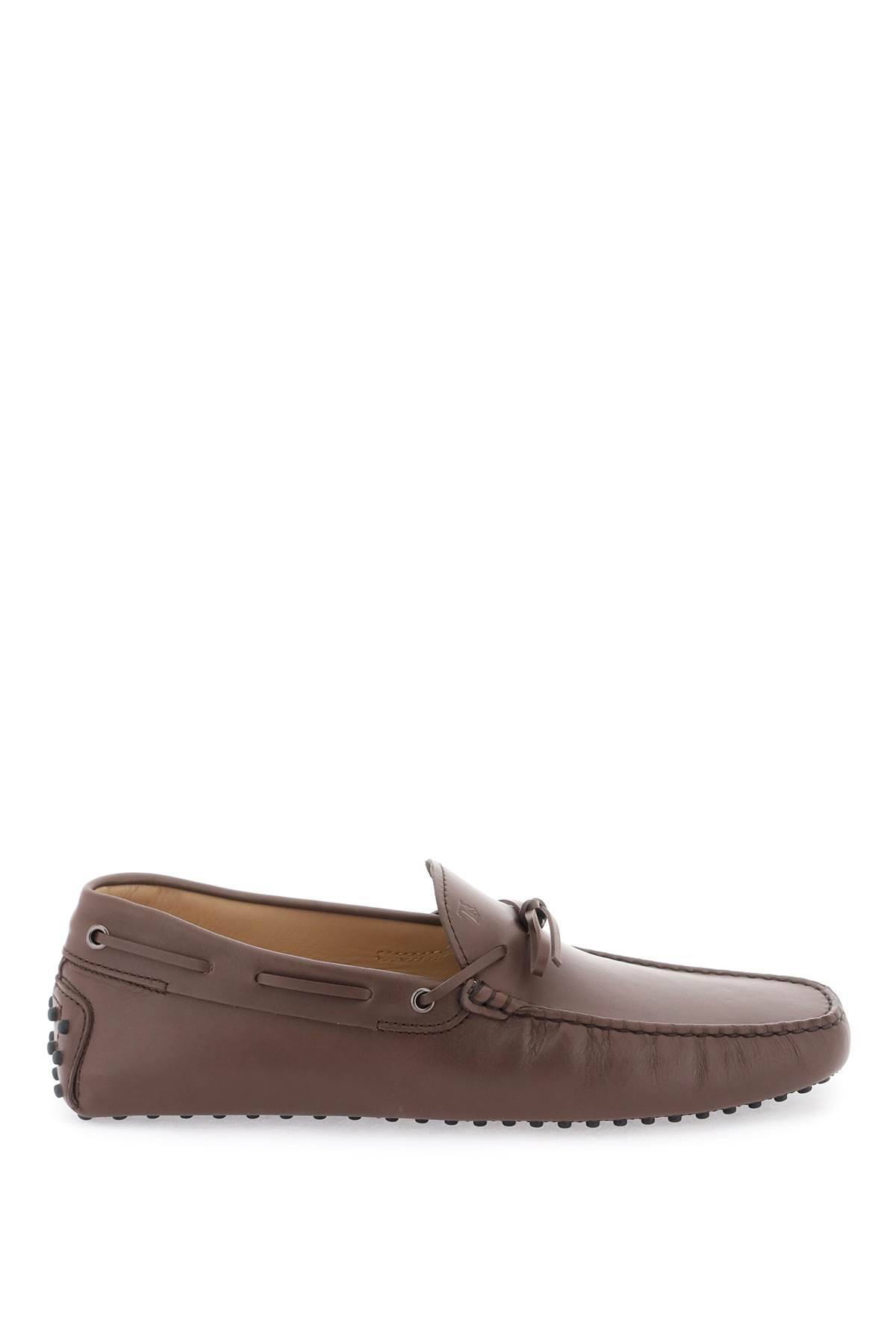 Shop Tod's 'city Gommino' Loafers In Brown