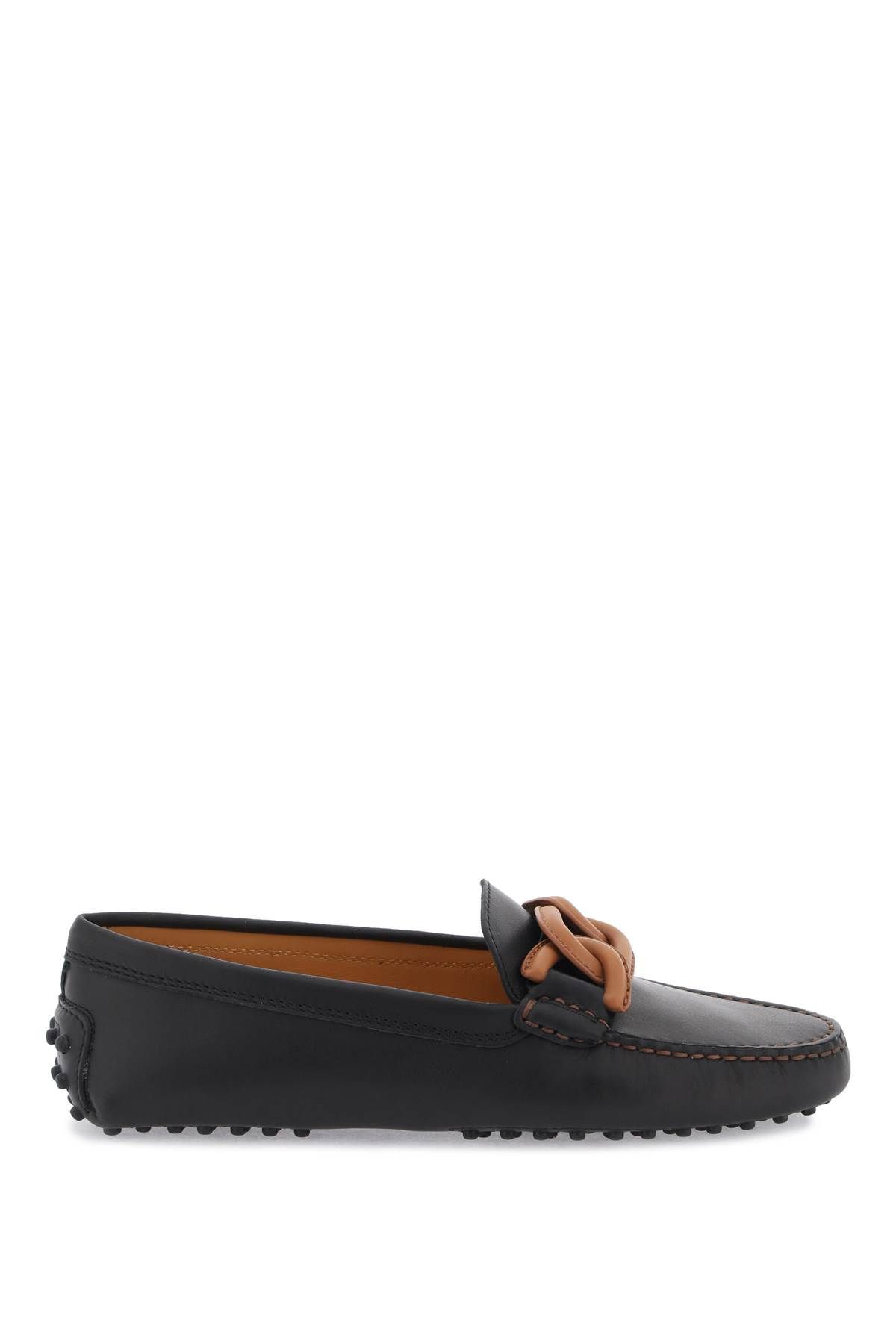 Shop Tod's Gommino Bubble Kate Loafers In Brown,black