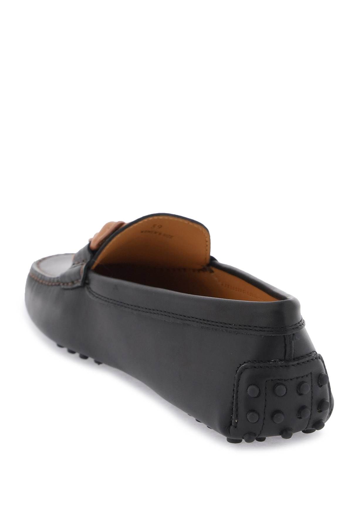 Shop Tod's Gommino Bubble Kate Loafers In Brown,black