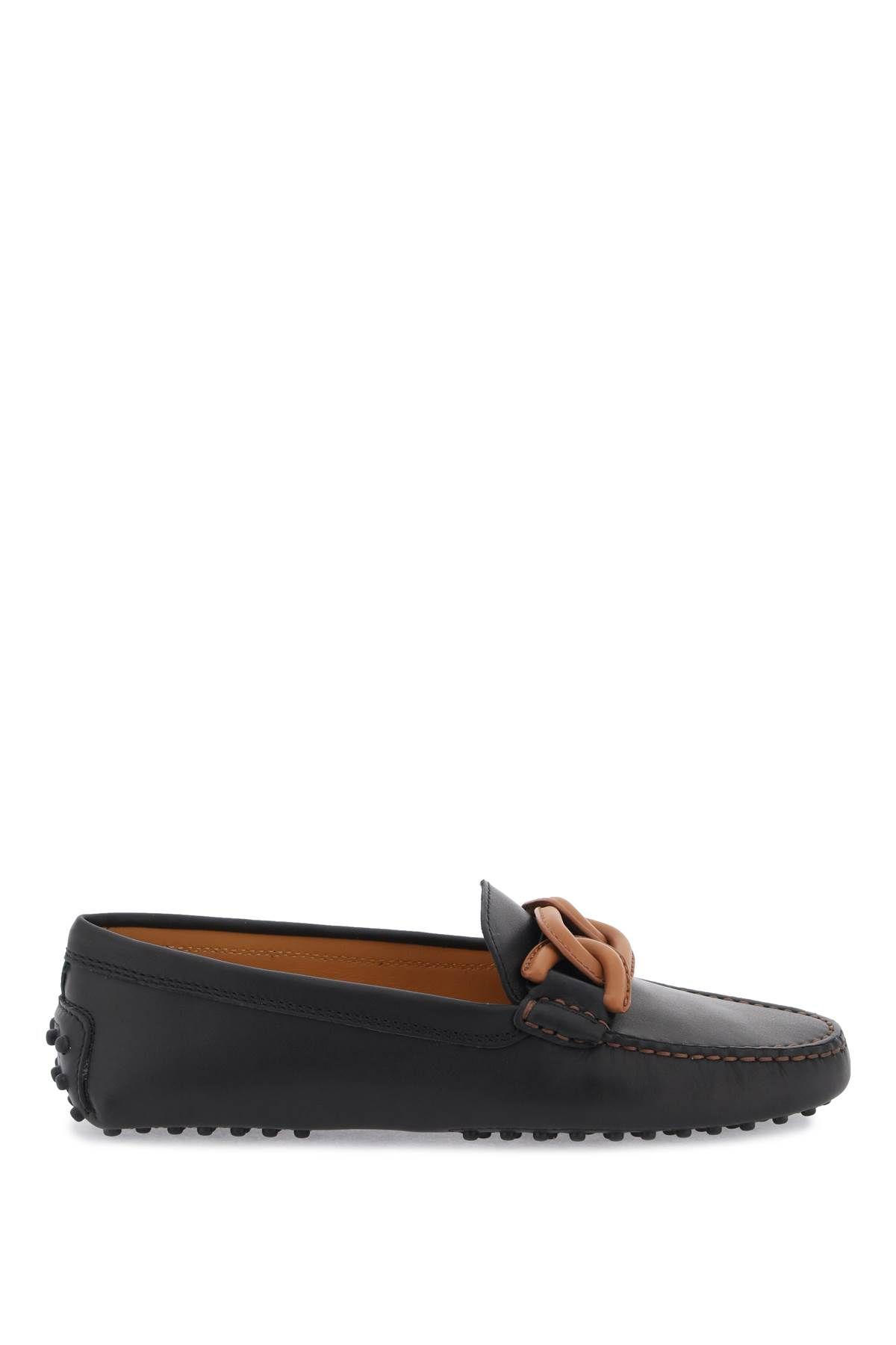 Shop Tod's Gommino Bubble Kate Loafers In Brown