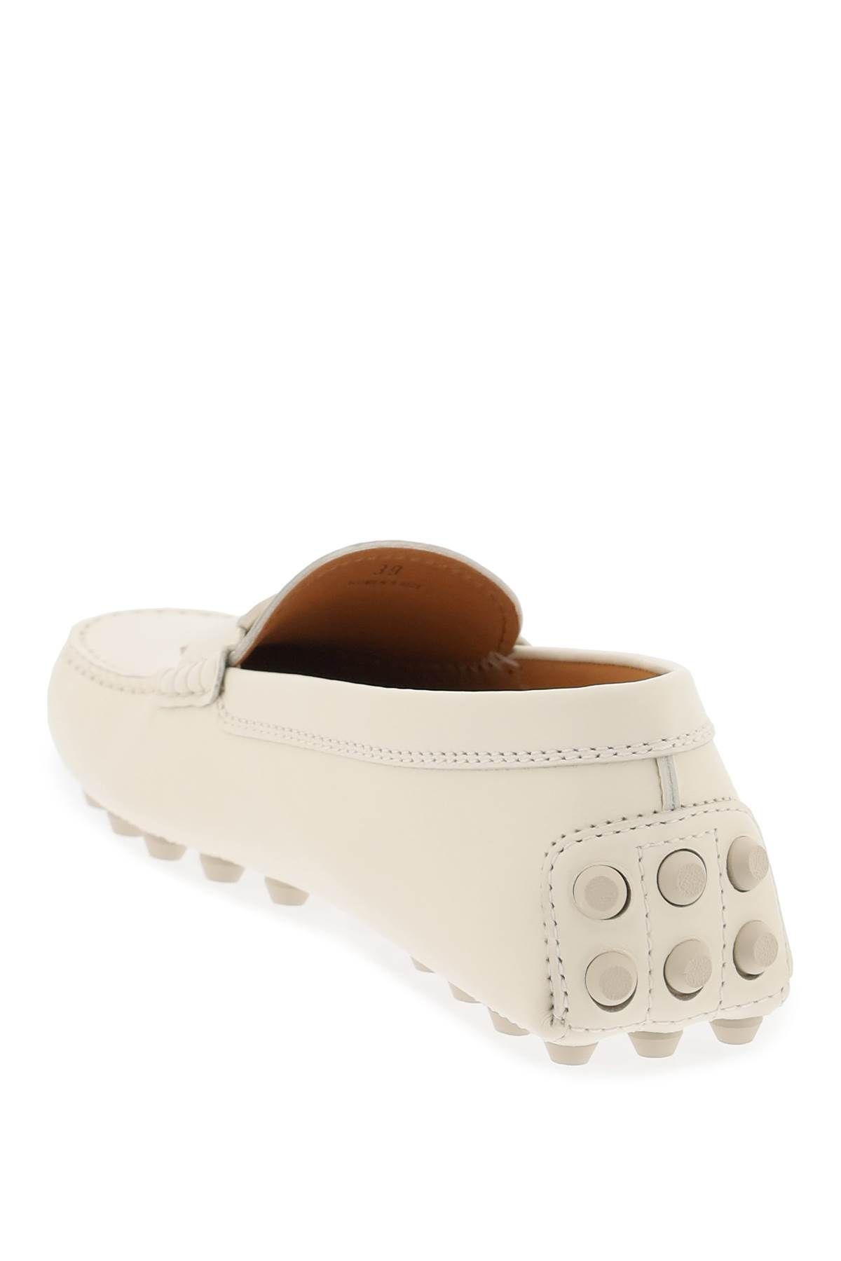 Shop Tod's Gommino Bubble Kate Loafers In White