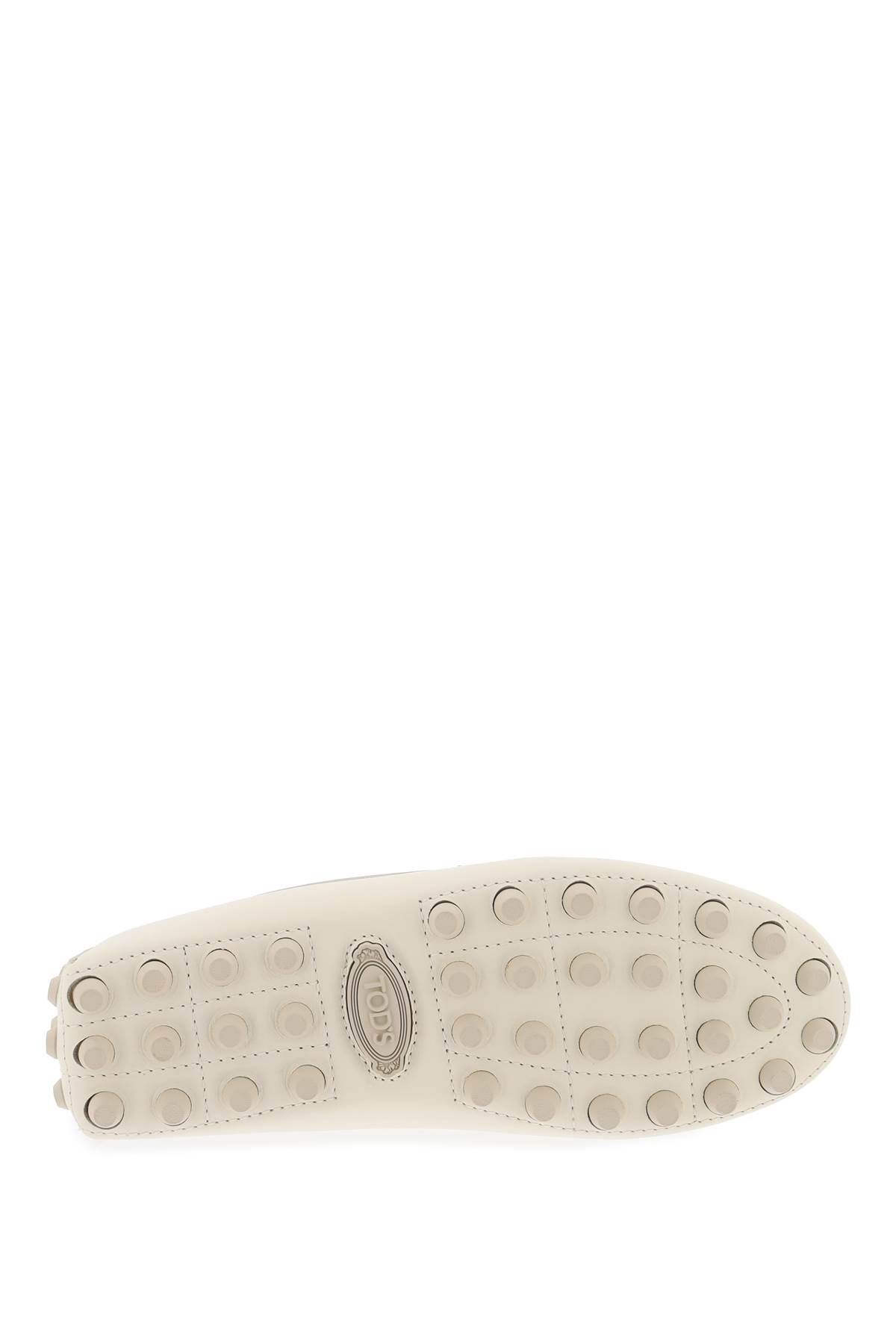 Shop Tod's Gommino Bubble Kate Loafers In White