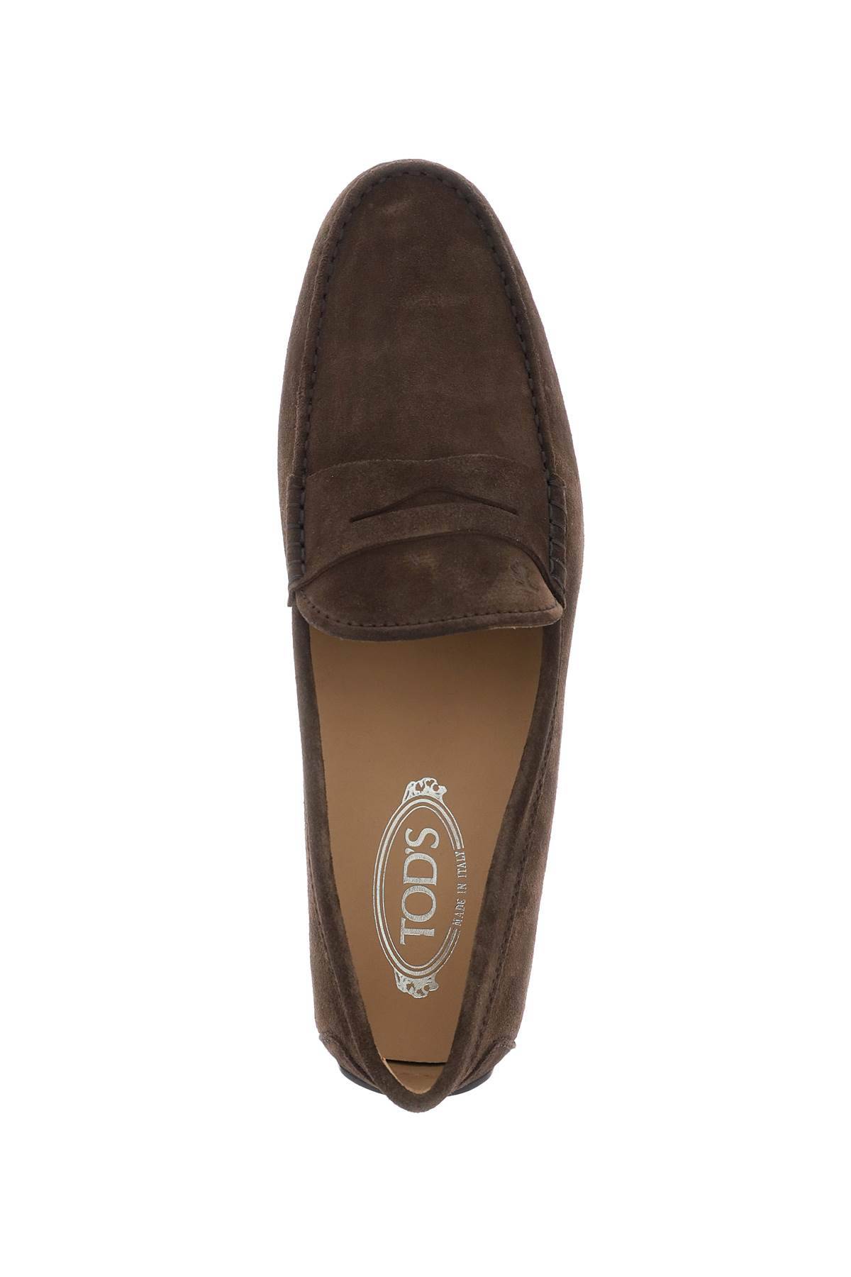 Shop Tod's Gommino Loafers In Brown