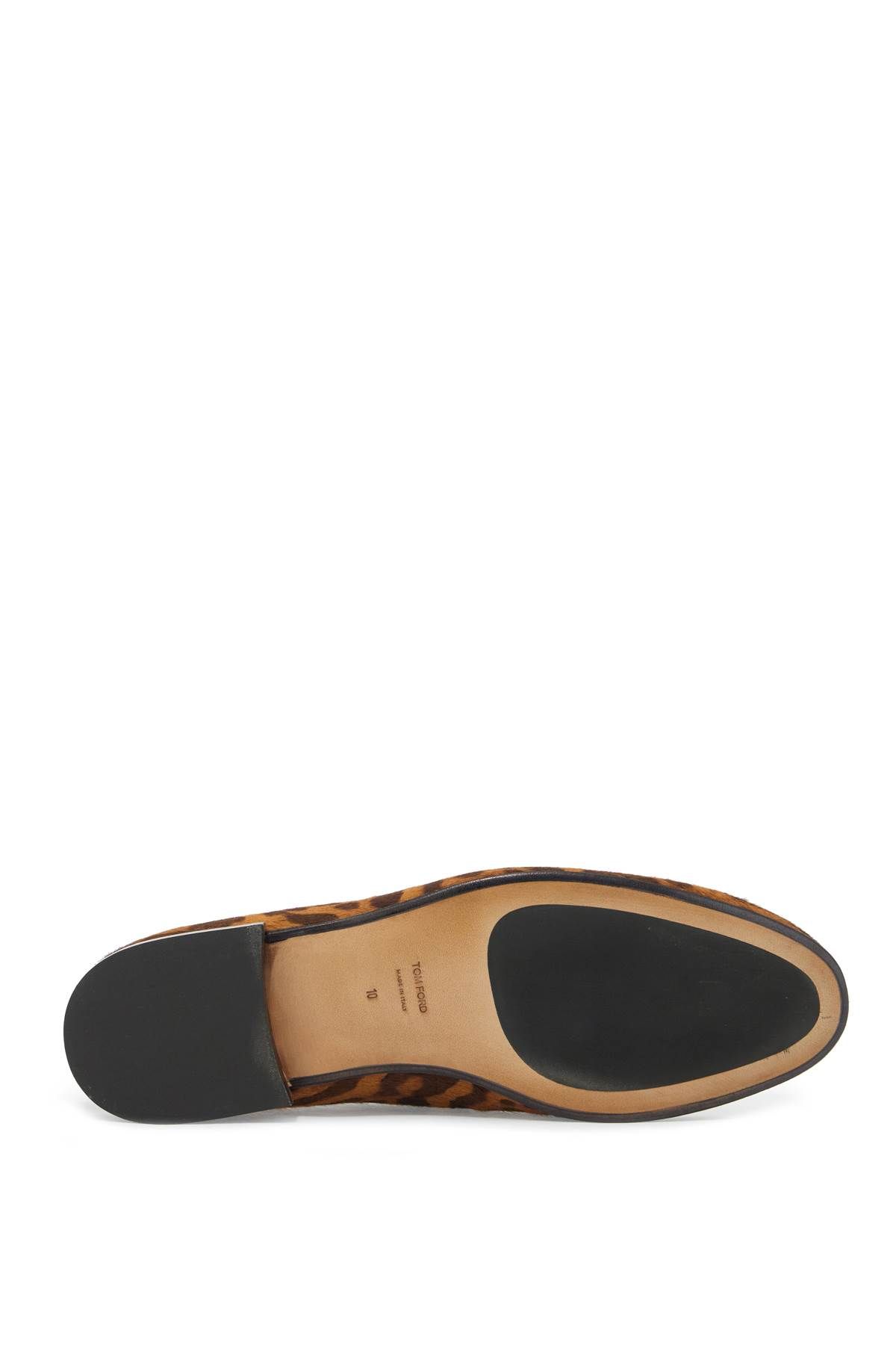 Shop Tom Ford Calfskin Mocc In Brown