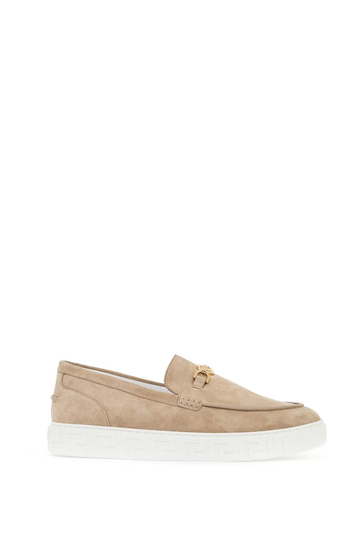 Shop Versace 'medusa '95 Greek In Beige