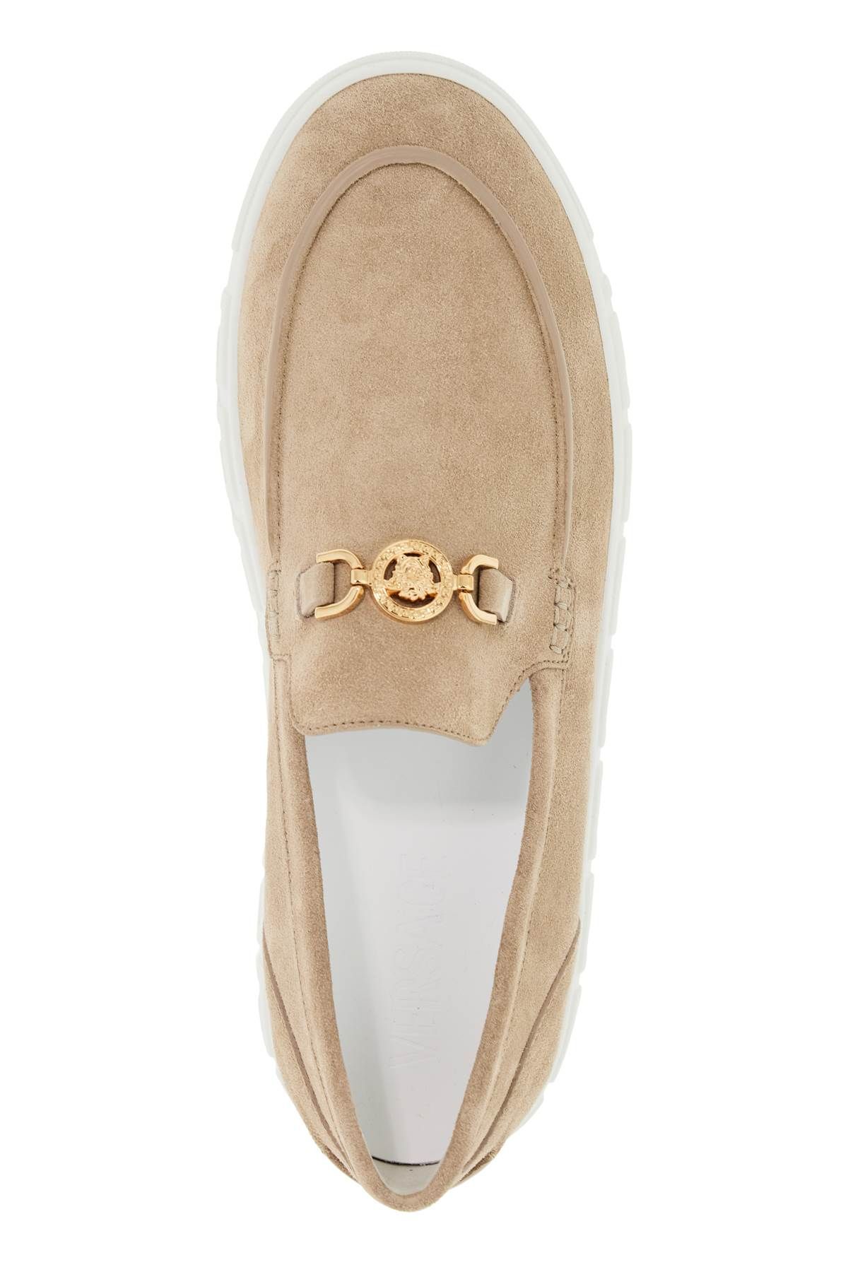 Shop Versace 'medusa '95 Greek In Beige