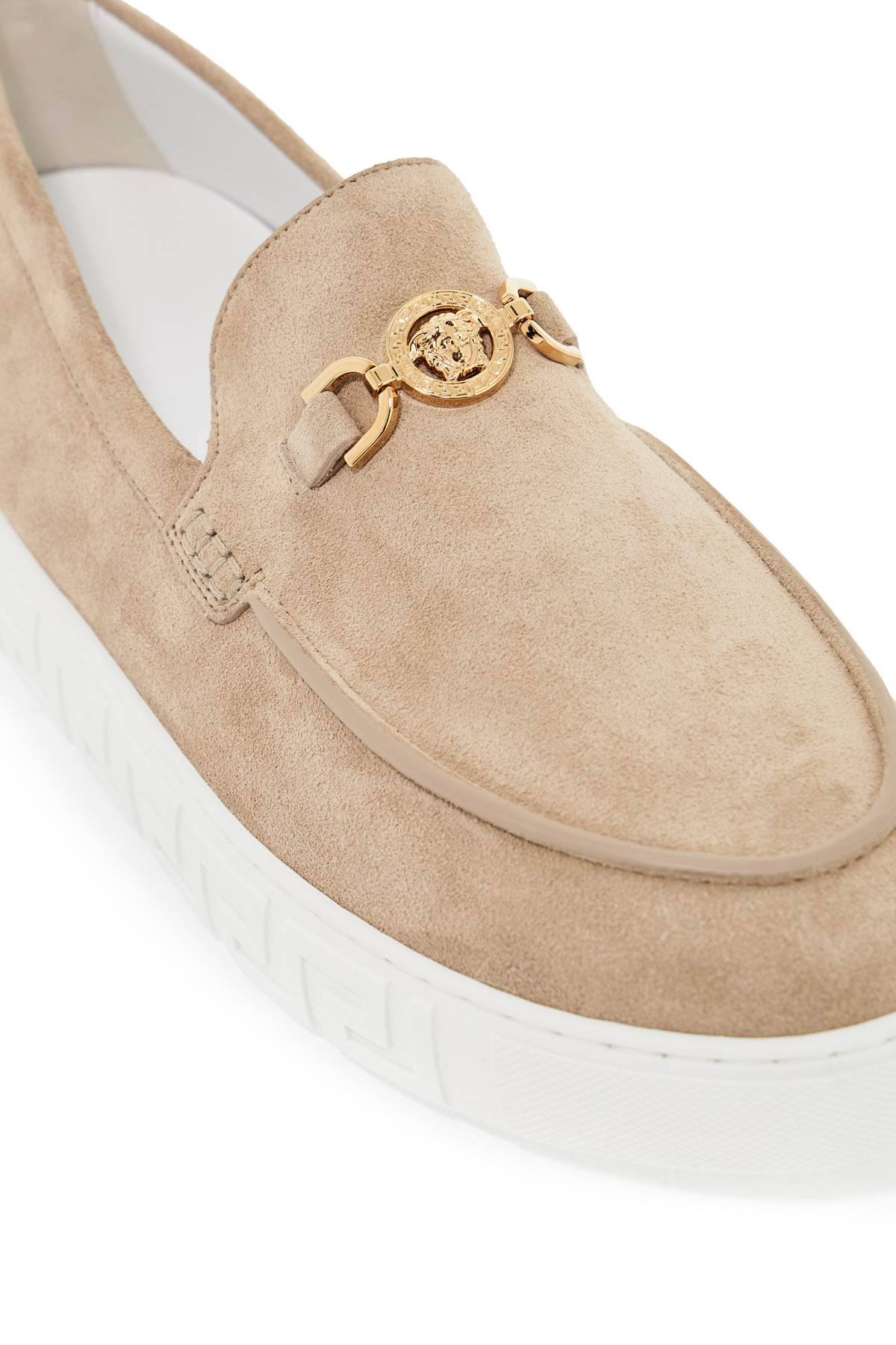 Shop Versace 'medusa '95 Greek In Beige