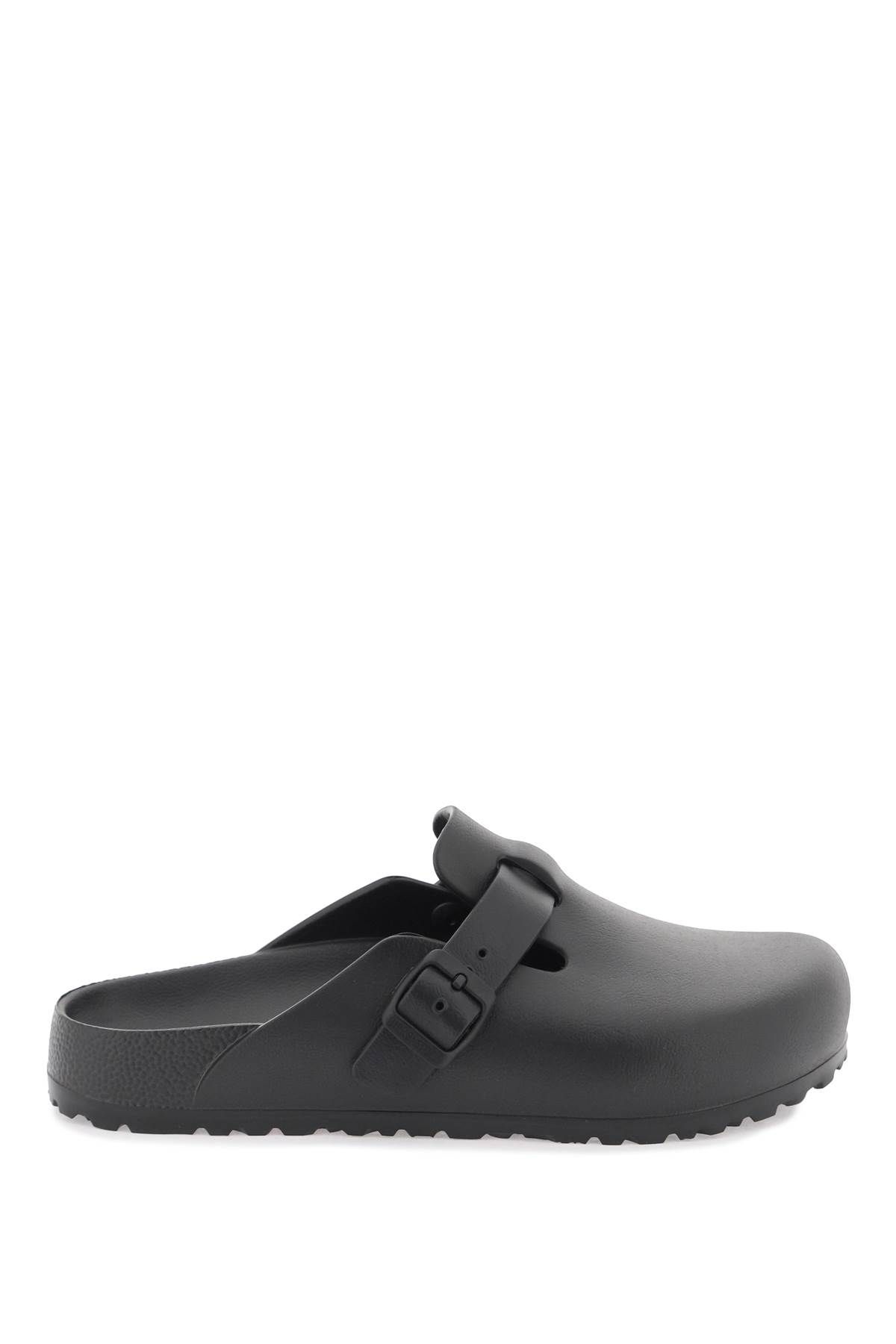 Shop Birkenstock Eva Boston Sabot Narrow Fit In Black