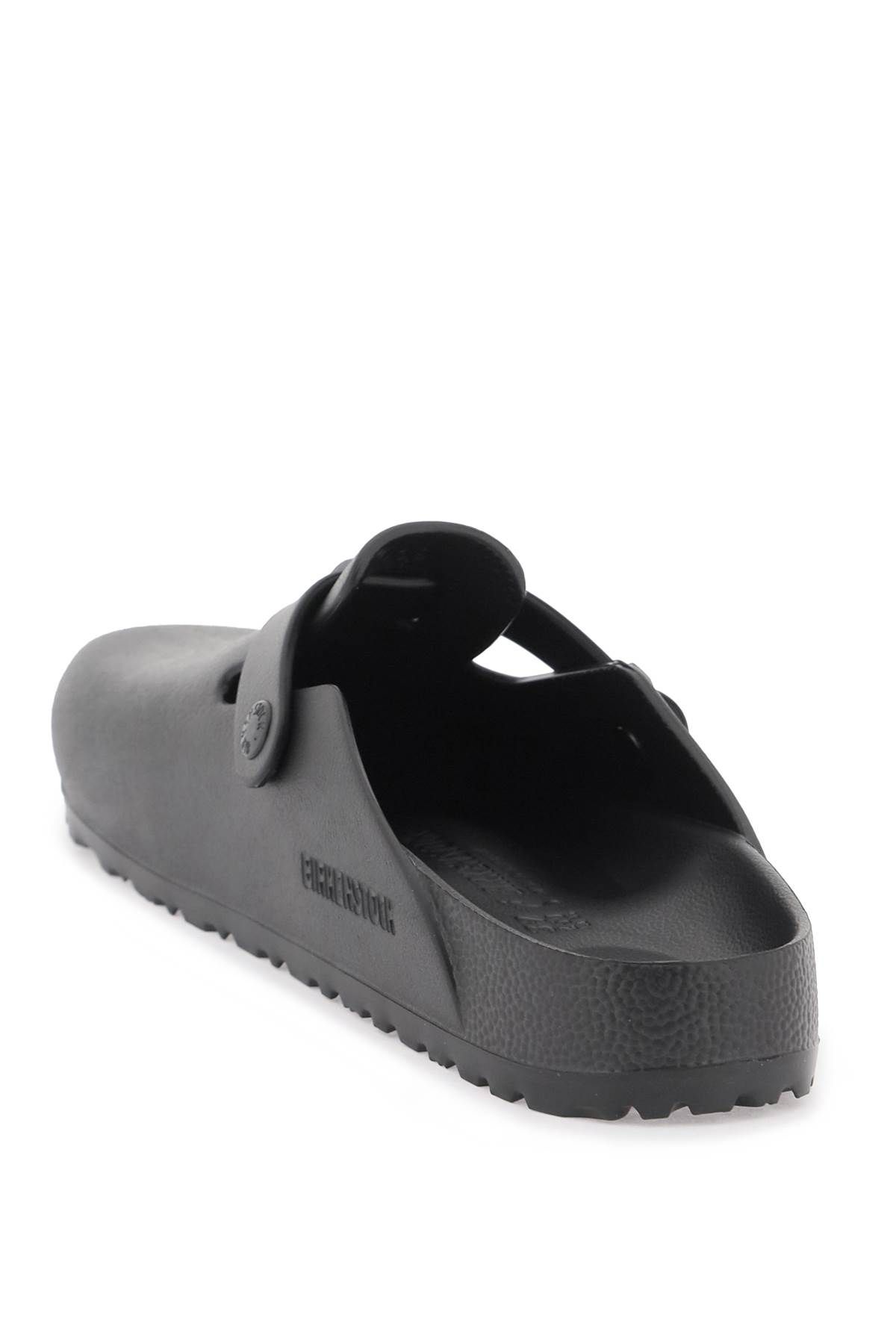 Shop Birkenstock Eva Boston Sabot Narrow Fit In Black