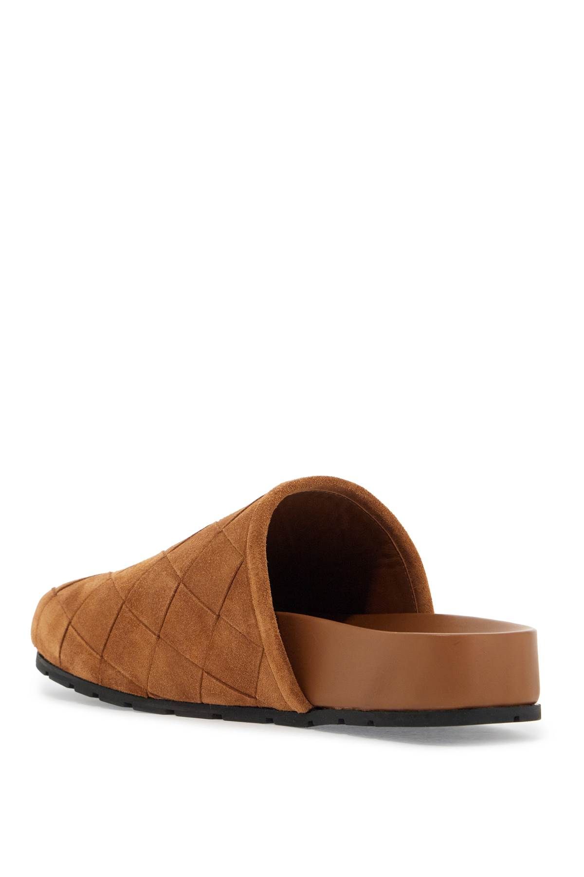 Shop Bottega Veneta Suede Reggie Mule In Brown