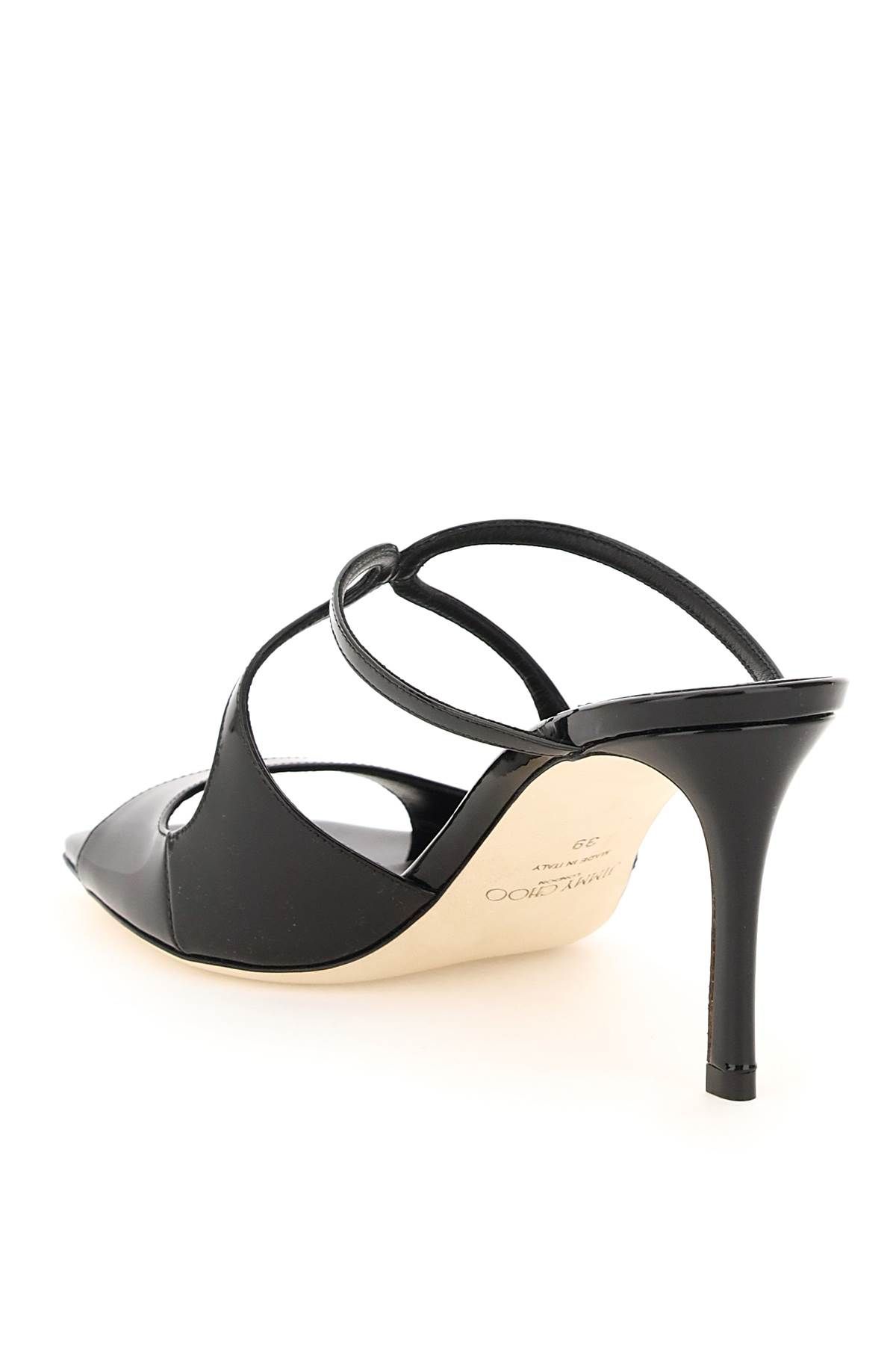 Shop Jimmy Choo Anise 75 Mules In Black