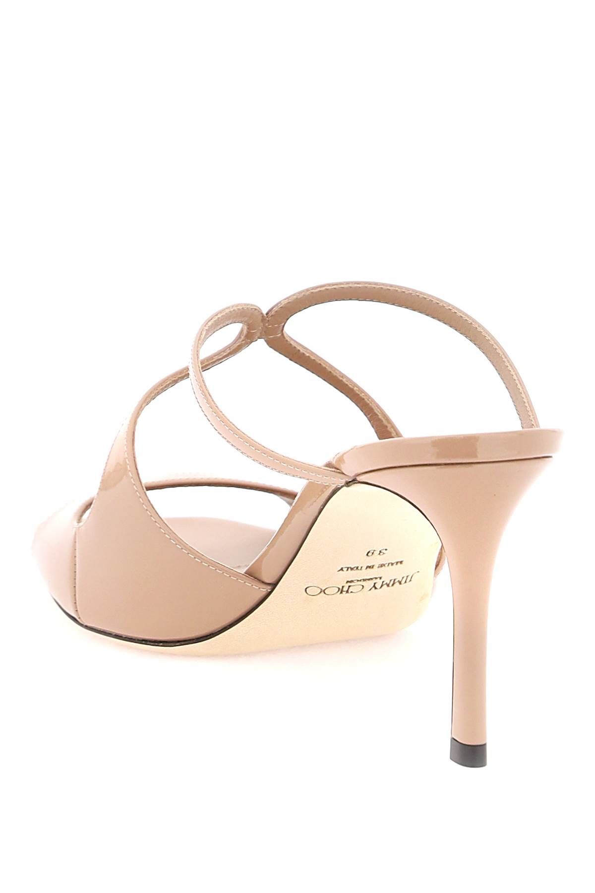 Shop Jimmy Choo Anise 75 Mules In Beige